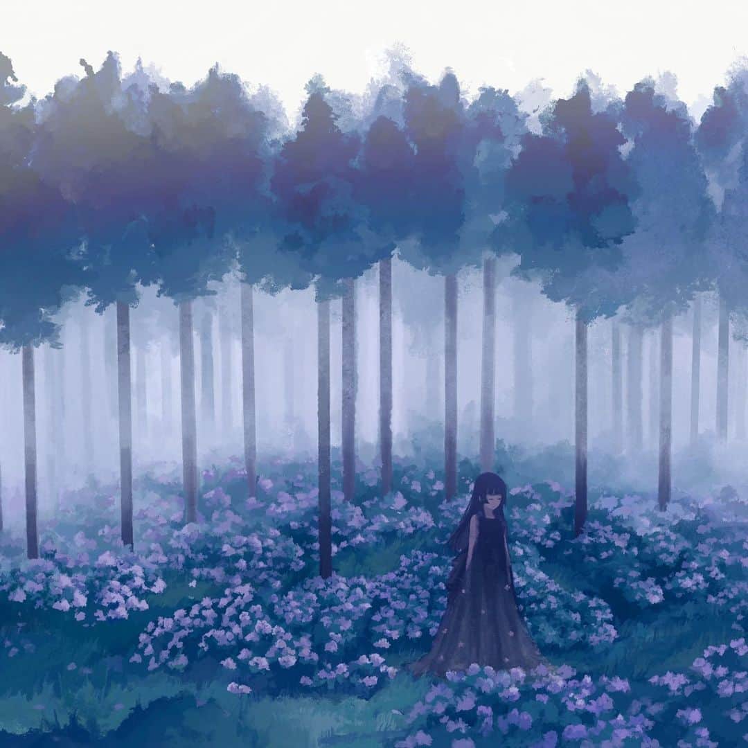 DAOKOのインスタグラム：「🦋𝗡𝗘𝗪　𝗥𝗲𝗹𝗲𝗮𝘀𝗲🦋 ✦••┈┈┈••┈┈┈••✦  𝔻𝕒𝕠𝕜𝕠 「𝔸𝕝𝕝𝕦𝕣𝕖 𝕠𝕗 𝕥𝕙𝕖 𝔻𝕒𝕣𝕜」 配信開始！  ✦••┈┈┈••┈┈┈••✦  RPGゲーム「メメントモリ」 1周年を記念して 書き下ろした新曲✨  #メメントモリ1周年  #daoko」