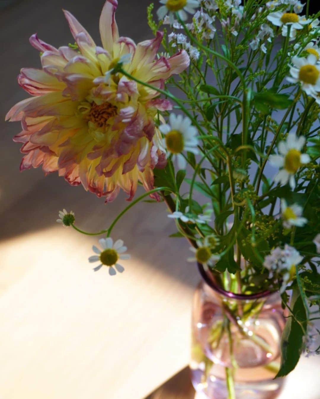 佐藤有里さんのインスタグラム写真 - (佐藤有里Instagram)「CREDONAのみんなからもらったお花を綺麗に飾りたくて新しくフラワーベースを🪻 見てるだけで元気でるなぁ🥹♡ . . そんなこんなで、 明日の出勤を最後に産休を頂きます🤝 なんかすでに寂しくなってきてセンチメンタル。笑 . みんなと働ける時間を噛み締めながら大切に１日を過ごしたいと思います☺️✨」11月1日 21時22分 - yuri_212