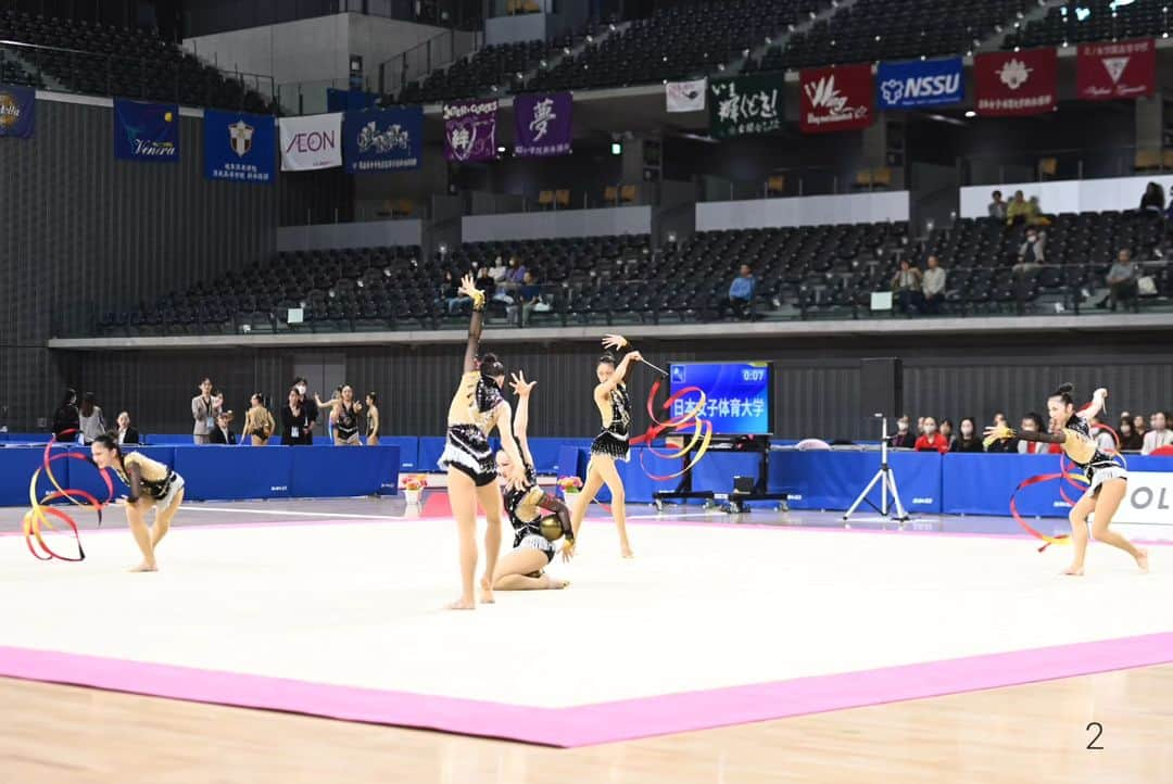 日本体操協会さんのインスタグラム写真 - (日本体操協会Instagram)「第76回全日本新体操選手権大会🇯🇵10/29 * 女子団体種目別 リボン3・ボール2結果 1位　#東金RG　 2位　#日本女子体育大学 3位　#金蘭会高等学校　 4位　#日本体育大学  5位　#仙台大学　  6位　#名古屋女子大学高等学校　 7位　#武庫川女子大学　 8位　#昭和学院高校　  大会情報ページ👉️ https://www.jpn-gym.or.jp/rhythmic/event/34999/  #全日本新体操選手権 #2023RGALLJAPAN #新体操 #rhythmicgymnastics #男子新体操 #mensrhythmicgymnastics」11月1日 21時20分 - gymnasticsjapan