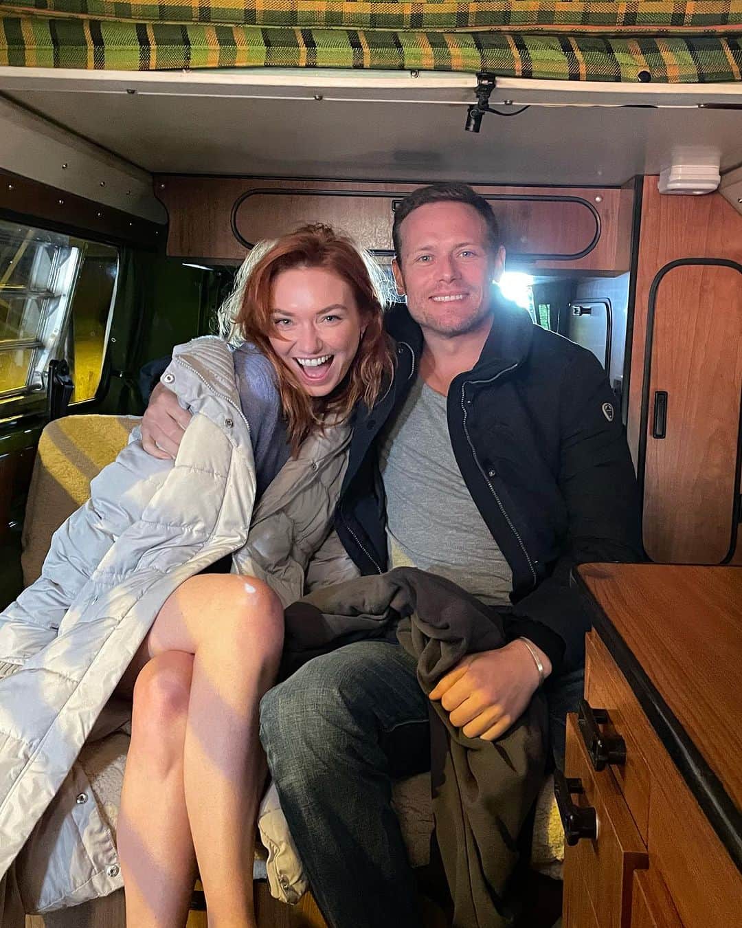 サム・ヒューアンのインスタグラム：「Excited for the @bafta screening tonight! Such a beautifully talented cast and shot with our excellent Belgian crew, we were welcomed and made to feel very loved. ❤️  “The Couple Next Door” will be coming to @channel4 soon. @eagleeyedrama @happyduckfilms   (Recently, in solidarity with the @sagaftra strike, we have been unable to promote or work in the industry that we all love. For this UK version of the project we have been given permission. Hoping a resolution is found imminently) 🙌❤️」