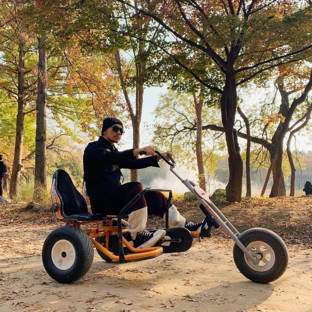 MABU（マブ）のインスタグラム：「ソウルの森🌳めちゃ良かった🚲✨」