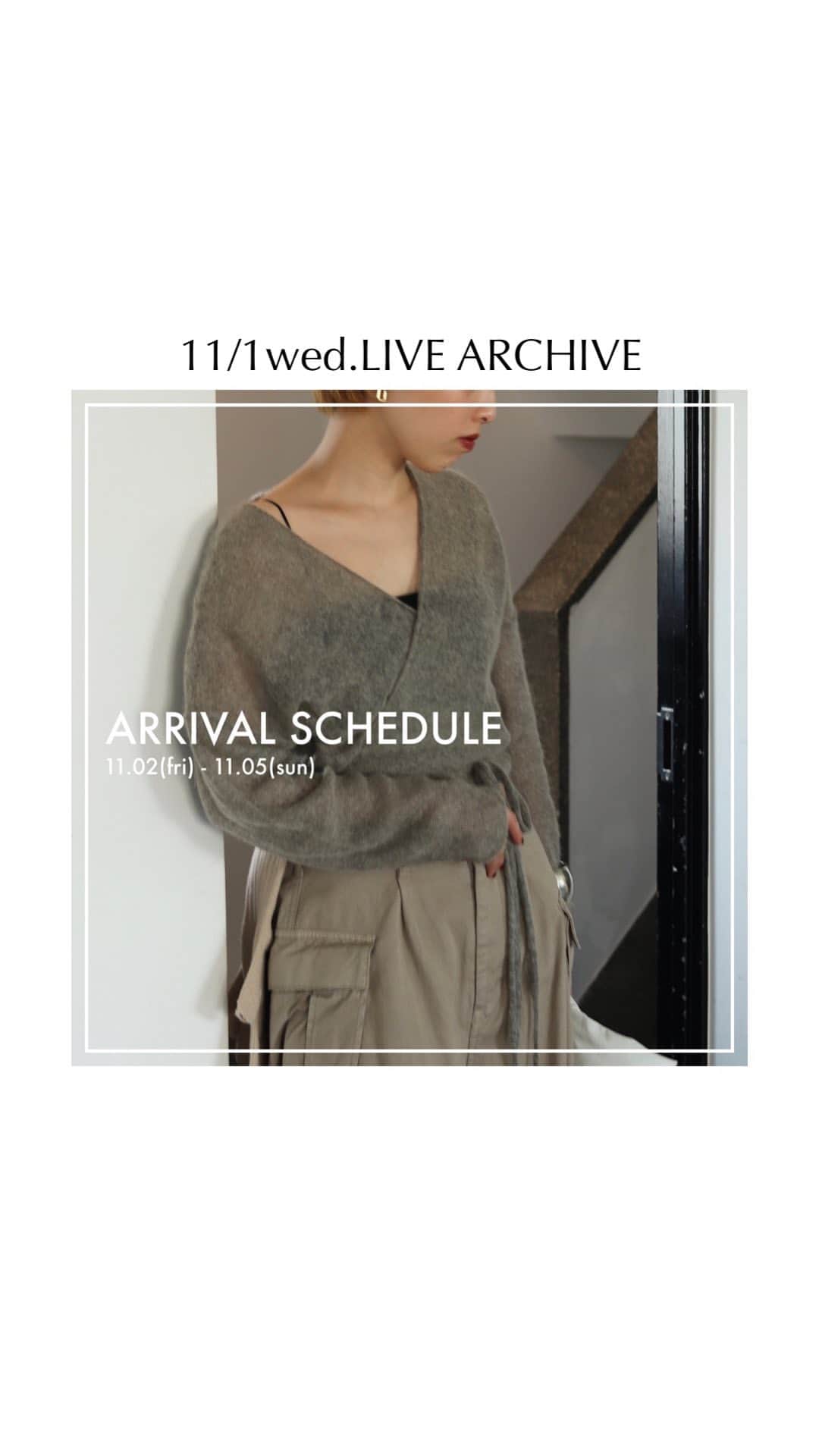 plageのインスタグラム：「11/1wed.LIVE ARCHIVE  今週の入荷アイテムをご紹介！ 11/2から11/5にかけて新作アイテムが続々と入荷します！  ブログにて発売スケジュールをご紹介しておりますので、 ぜひそちらも合わせてご覧ください。  【WEB決済電話受付可能店舗】 ▪︎ルミネカード NEWoMan新宿店・有楽町店・池袋店・大宮店 ▪︎MIカード ラシック名古屋店 ▪︎JQカード AMU博多店  #Plage #プラージュ #baycrews #ベイクルーズ #fashion #ファッション #coordinate #コーディネート」