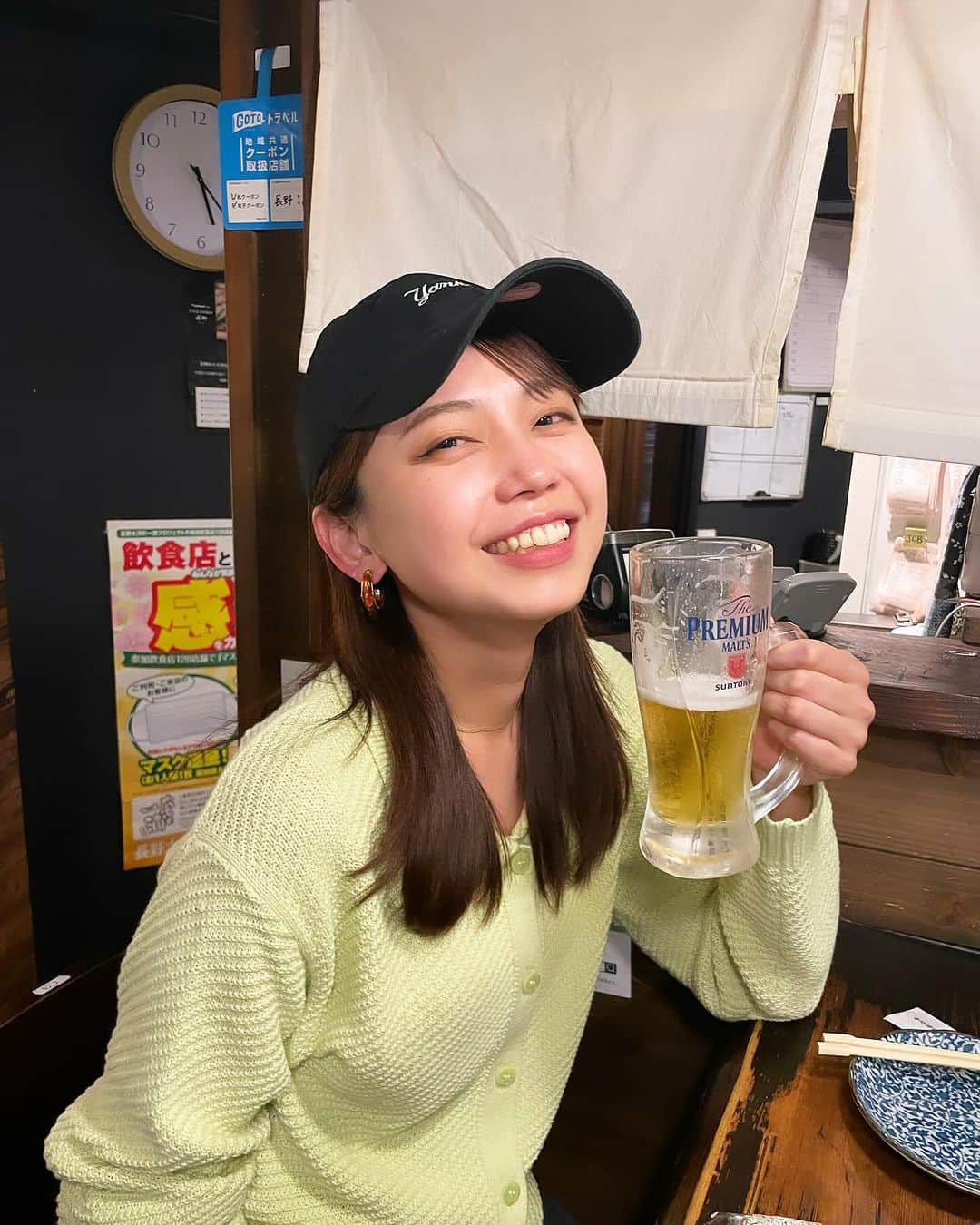 すえきひなたのインスタグラム：「今日もみんな美味しくビール飲んでるかー？ . . . いつかの写真載せとこ。 #📷」