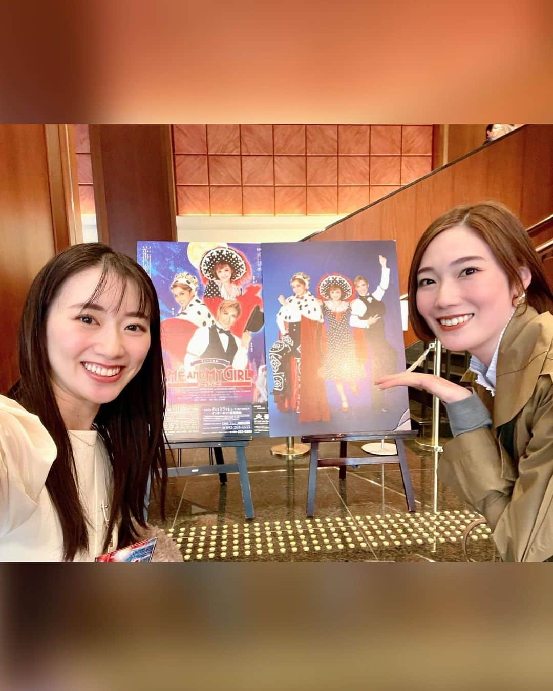 星南のぞみさんのインスタグラム写真 - (星南のぞみInstagram)「♥️♣️♦️♠️  愛さんと 日帰りで博多座観劇に行って参りました🥰  ハッピーエンドって心がほっこりしていいですね♡ ありビル、格好良くて面白くて愛が大きくて… 真ん中に立ってる姿を見て、大感動でした🥹 #暁千星  えりかちゃんは、役が本当にぴったりで！ 可愛くて憎めない一途なキャラでした笑 #天華えま  りさこは、顔が良すぎてどの場面に出ててもすぐ目に入ってきます‼︎それはこの公演限らずですが… 役によって色んな顔を見ることが出来て嬉しかったです♡ #天希ほまれ   同期の活躍は身内のように誇らしいです☺️ これからもずっと応援します‼︎ #98期   専科の水美さん、星組の皆様もお一人お一人本当に素晴らしくて、とても良い舞台を観させて頂きました🫧  昨年の愛さんクリスマスディナーショーで、ミーマイの曲をご一緒に歌わせて頂いたので、懐かしい気持ちにもなり、そんな愛さんと観劇に行けて幸せいっぱいな1日でした🧡  Halloweenが終わったと思えばもうサンタさんが🎅  #星組 #博多座公演 #meandmygirl #明日千秋楽」11月1日 22時00分 - seina_nozomi