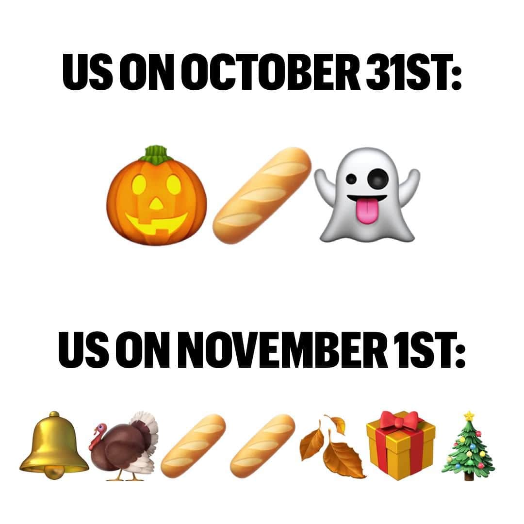 Official Subwayのインスタグラム：「bye spooky szn, tis' the season for sharing! buy 1 footlong and get a free with our FLBOGO deal (sharing optional tho)  Redeemable at participating U.S. restaurants for Subway® App/online orders only. Free sub of equal/lesser price. Add-ons addt’l. Plus tax. 1 per order. No addt’l discounts. Excludes Wraps. Limited time.」