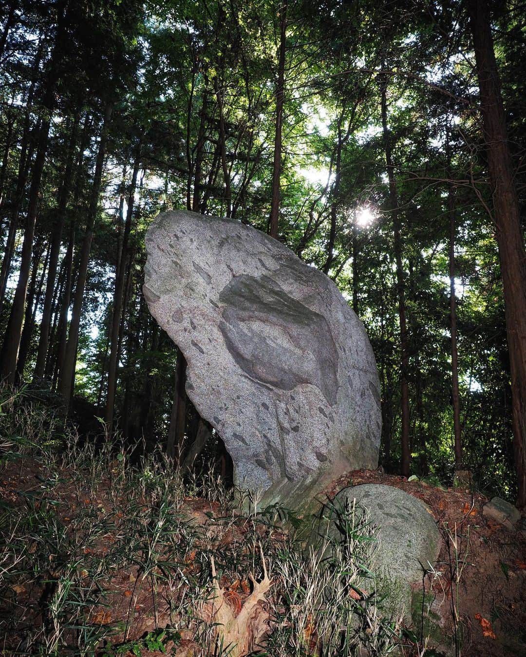 石川直樹さんのインスタグラム写真 - (石川直樹Instagram)「Asuka village, Nara prefecture. 奈良県#明日香村 に滞在中。飛鳥・藤原に関わりのある風景をひたすら撮影しているのですが、石がとても面白い。 1: 真ん中に日本最古のお寺#飛鳥寺 2: 月輪石 3: 岡の立石 4: 橘寺の塔跡 5: 橘寺の変な石の灯籠 6: 益田岩舟 7: 石舞台古墳内部 8: 酒船石遺跡」11月1日 22時10分 - straightree8848