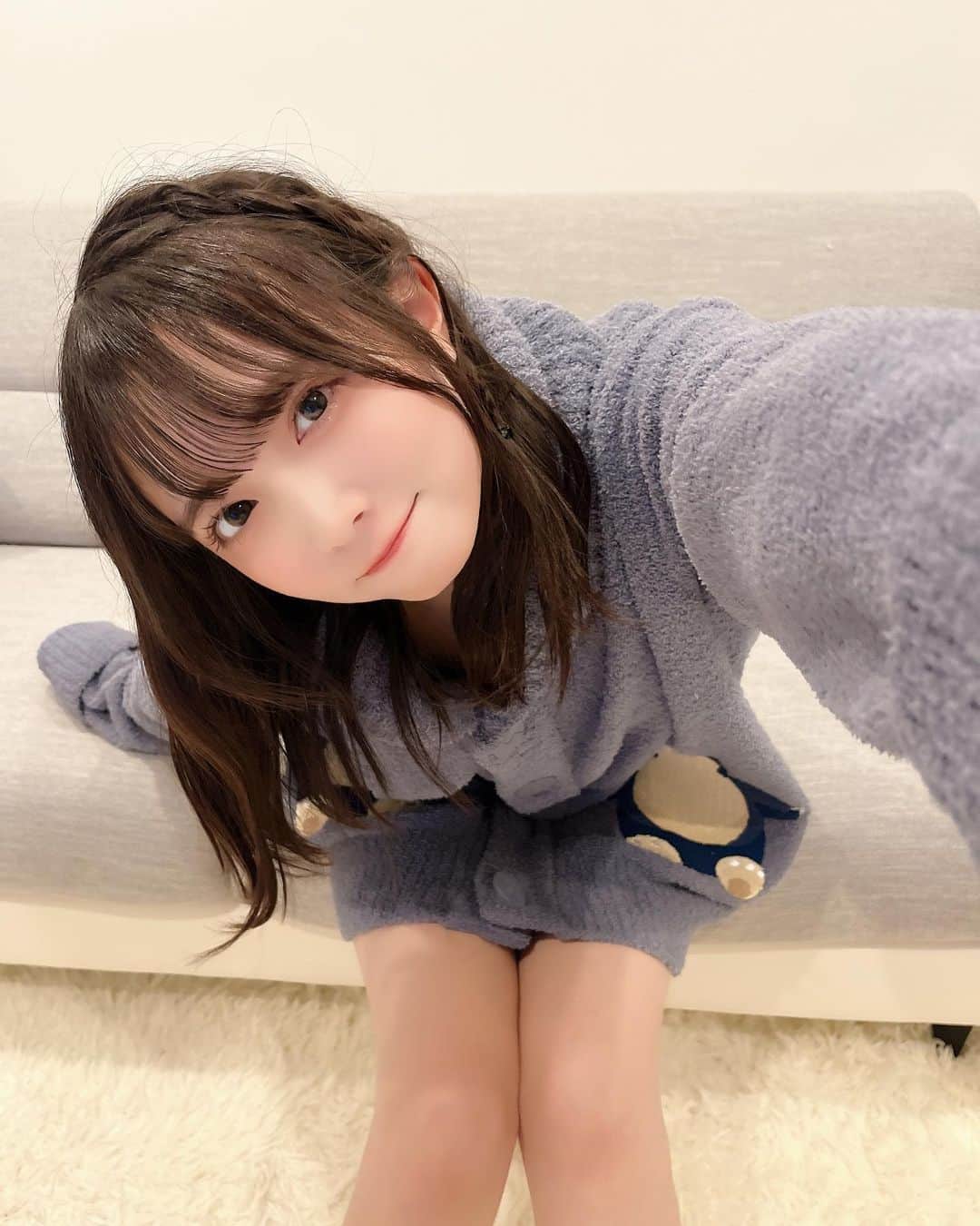 小田垣有咲のインスタグラム：「一緒におやすみする」