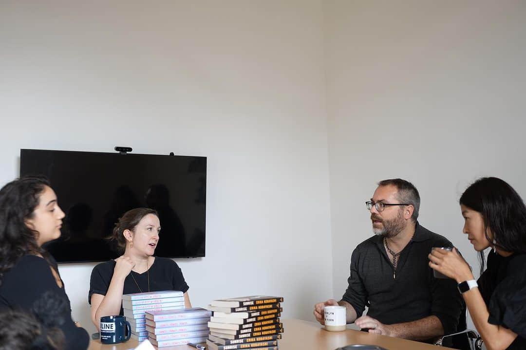 小林エリカさんのインスタグラム写真 - (小林エリカInstagram)「I and Brian @asa_no_burei visited Astra House @astrahousebooks in NYC!!! Finally we’ve met in person!!! @lapetiterach  I wish @lisetteverhagen were here too!!!」11月1日 22時23分 - erikakobayashiek