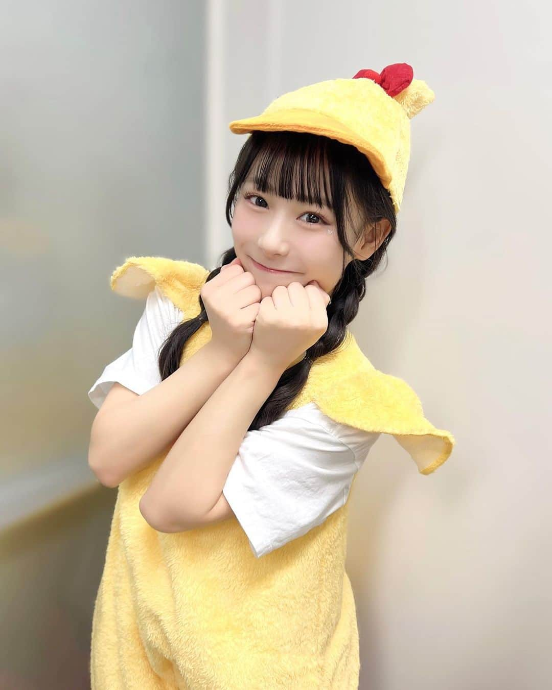 山崎玲奈のインスタグラム：「ぴよ🐣♡」