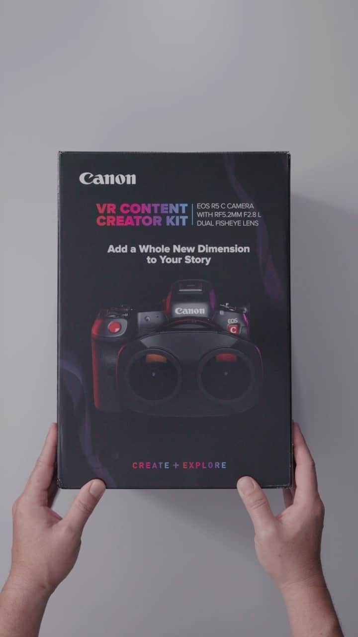 CANON USAのインスタグラム：「Add a whole new dimension to your story with the VR Content Creator kit! ✨📷 #videography #contentcreation #canoncamera #vr」