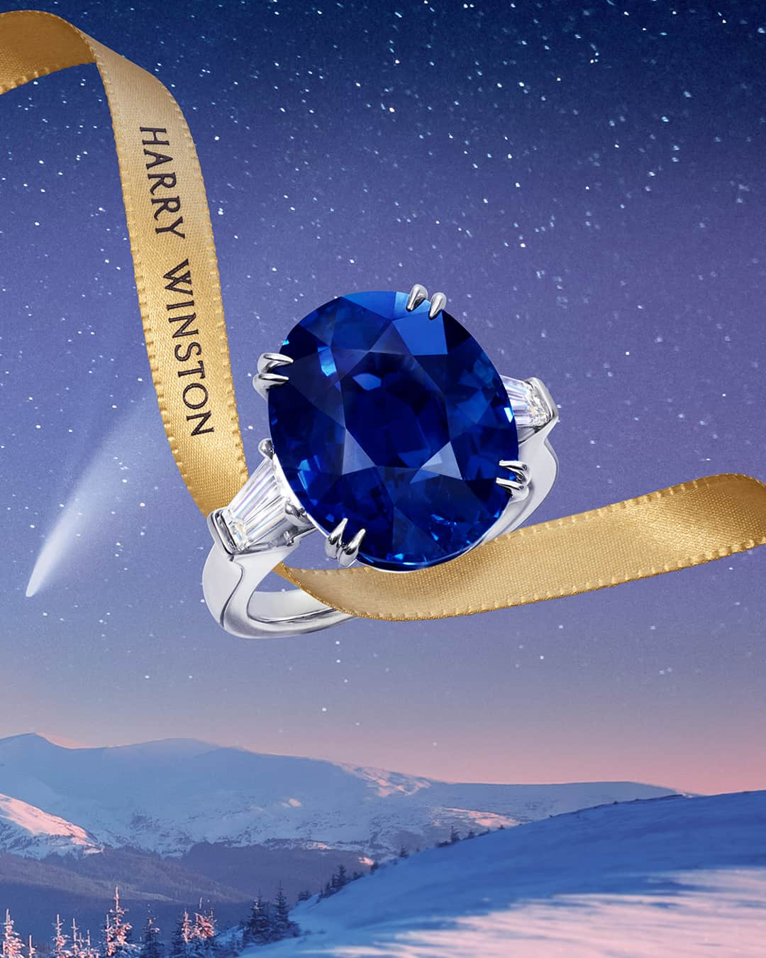 ハリー・ウィンストンさんのインスタグラム写真 - (ハリー・ウィンストンInstagram)「Whether you are gifting yourself or a beloved loved one this year, an exquisite sapphire ring is a brilliant way to ignite joy, emotion, and love. Let unwrapping be a sparkling affair this holiday season—link in bio. #WinstonWishes #HarryWinston」11月1日 22時32分 - harrywinston