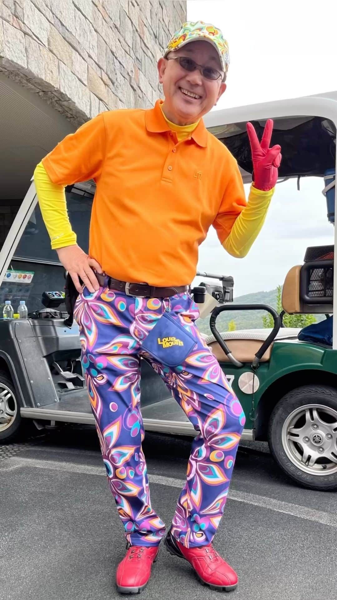 森武史のインスタグラム：「2023.10  #ラウドマウス  #loudmouth  #loudmouthgolf」