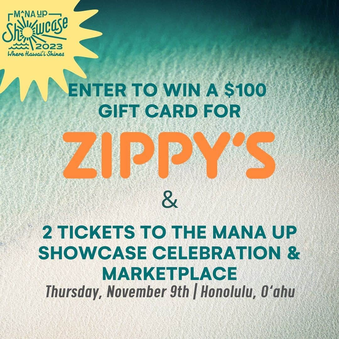 Zippy's Restaurantsのインスタグラム：「Craving some ’ono local grinds…for an entire year? 😋 ￼  Zippy’s and Mana Up are teaming up to give THREE lucky winners a $100 Zippy’s gift card and (2) tickets to the Mana Up Celebration and Marketplace taking place next Thursday, Nov. 9 in Honolulu - where you’ll get to an enjoy an evening of fun, drinks, shopping and of course - food, including sweet favorites from Zippy’s!  All you have to do to enter to win is: 1. Tag a friend below that you’d invite to the Mana Up Showcase 2 Register for the Mana Up 2023 Showcase at manauphawaii.com  We’ll announce the winners on Monday, Nov. 6!  #manauphawaii #manaupshowcase #manaupshowcase2023 #zippys #letsmanaup」