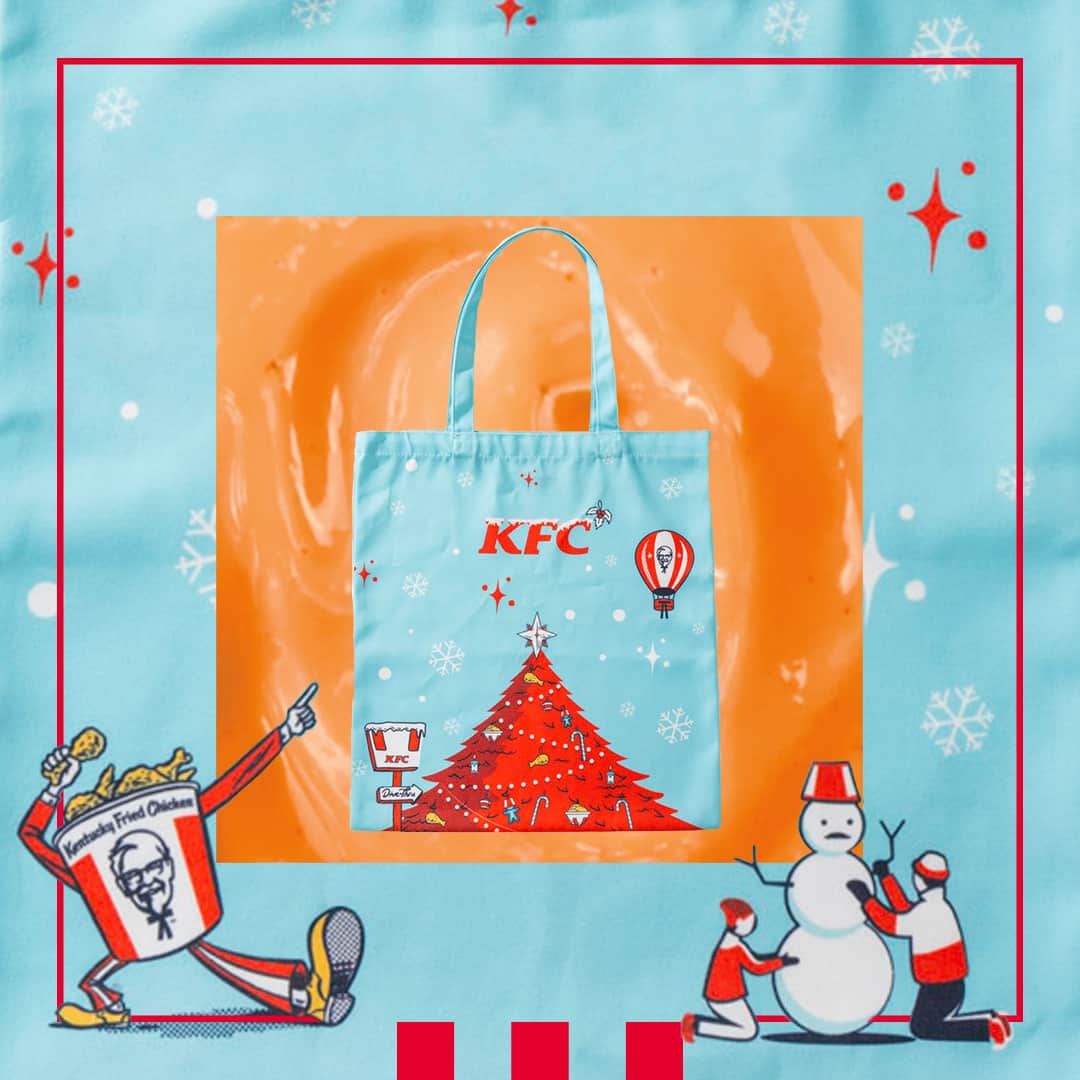 ケンタッキーフライドチキンさんのインスタグラム写真 - (ケンタッキーフライドチキンInstagram)「Get the perfect gift for every KFC fan on your list 🎁 Introducing our Holiday Collection, inspired by our holiday bucket, at the link in bio.​」11月2日 1時01分 - kfc