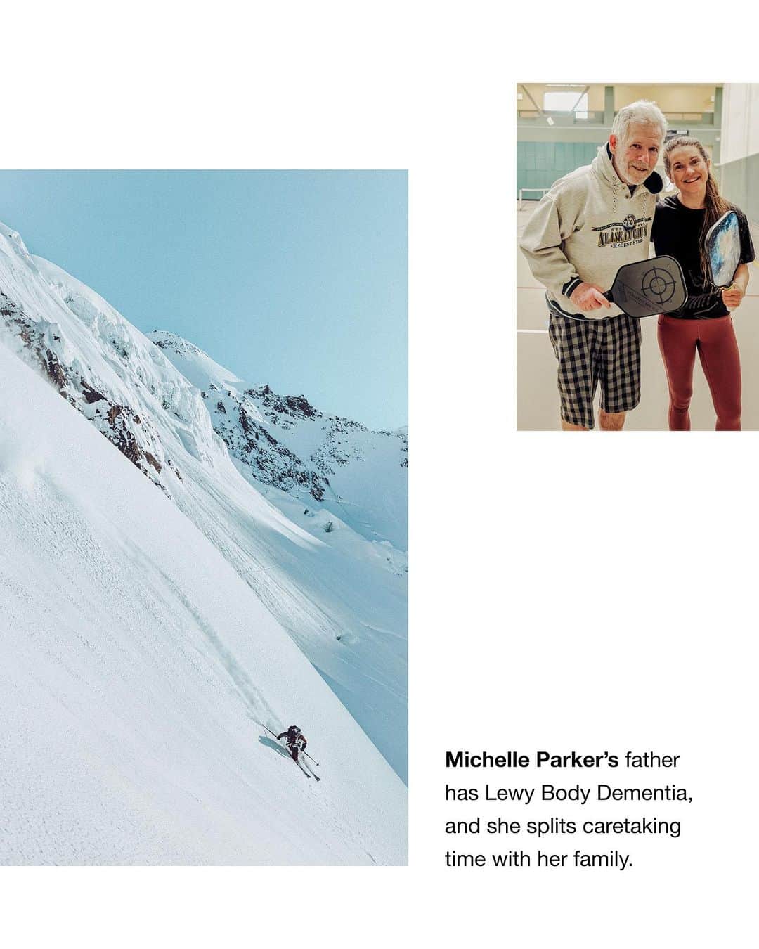 アークテリクスさんのインスタグラム写真 - (アークテリクスInstagram)「Pro skier and filmmaker Michelle Parker (@myshellparker) cares for her ailing father, but it’s no sacrifice. It’s “a beautiful dance.” And it gives the mountains a new role to play for both of them.   See the link in our bio for the full story. #NoWastedDays」11月2日 1時03分 - arcteryx