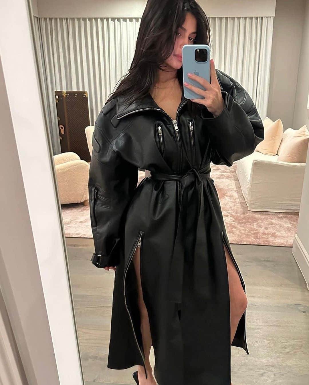 クリス・ジェンナーのインスタグラム：「Khy is here!!! Shop @kyliejenner’s first limited edition drop of amazing faux leather essentials and fabulous base layers now at KHY.COM」