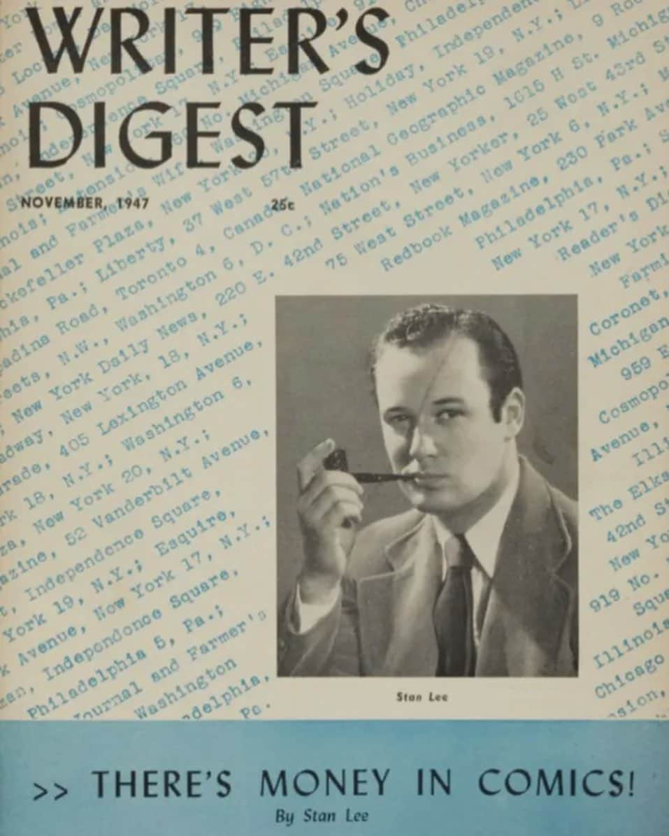 スタン・リーさんのインスタグラム写真 - (スタン・リーInstagram)「Stan didn’t just write comicbooks; he also penned books, articles and much more. ✍️  In honor of #NationalAuthorsDay, here’s The Man and some of his early published works not in comicbook form — and swipe for a major throwback to 1940s Stan! #StanLee #WaybackWednesday」11月2日 2時39分 - therealstanlee