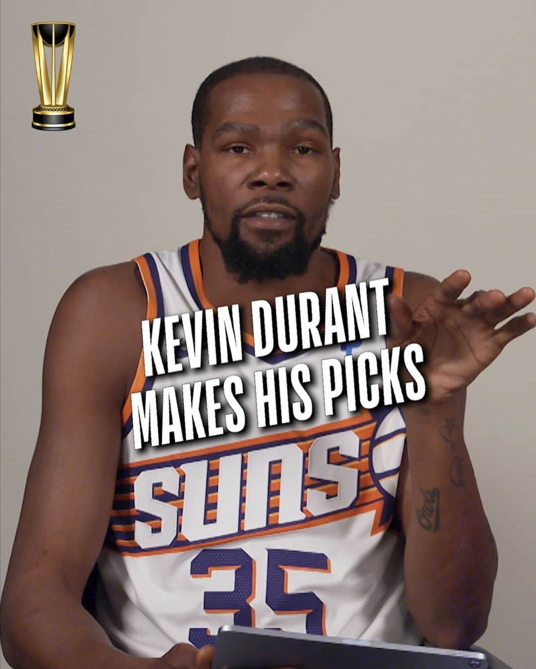 NBAさんのインスタグラム写真 - (NBAInstagram)「Kevin Durant makes his picks for the NBA In-Season Tournament group stages!  Tournament games tip off this Friday on ESPN & the NBA App」11月2日 2時42分 - nba