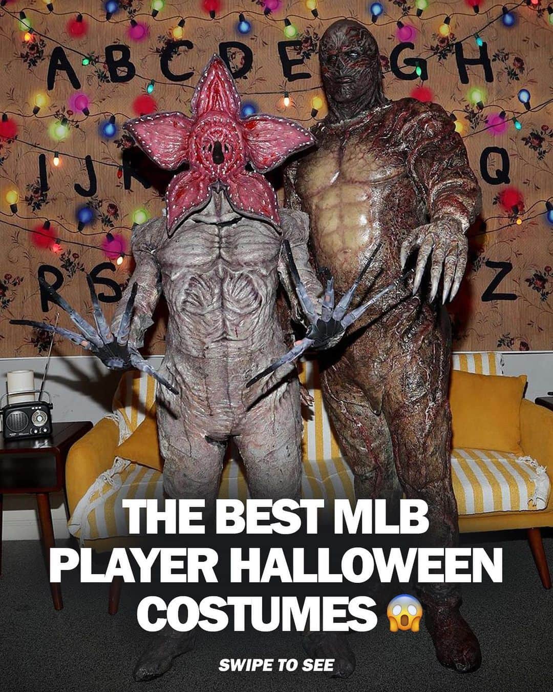 MLBさんのインスタグラム写真 - (MLBInstagram)「Here’s what current and former players dressed up as for Halloween 🎃  Who had the best one?」11月2日 3時06分 - mlb