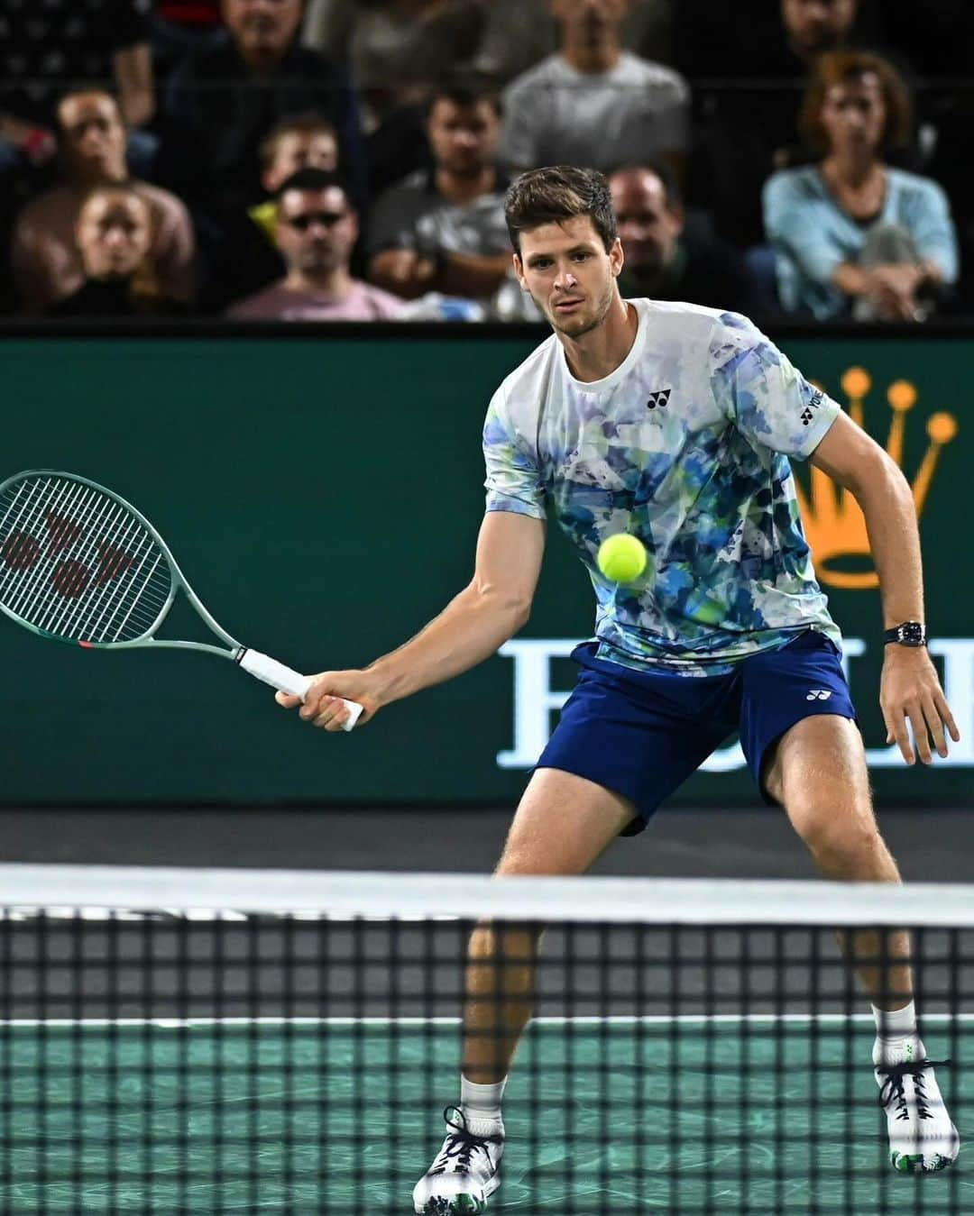 フベルト・フルカチュのインスタグラム：「Thanks for your unbelievable support the past couple of days!! Another opportunity tomorrow. #1000   📸 Corinne Dubreuil | @atptour 🎥 @atptour | @tennistv」