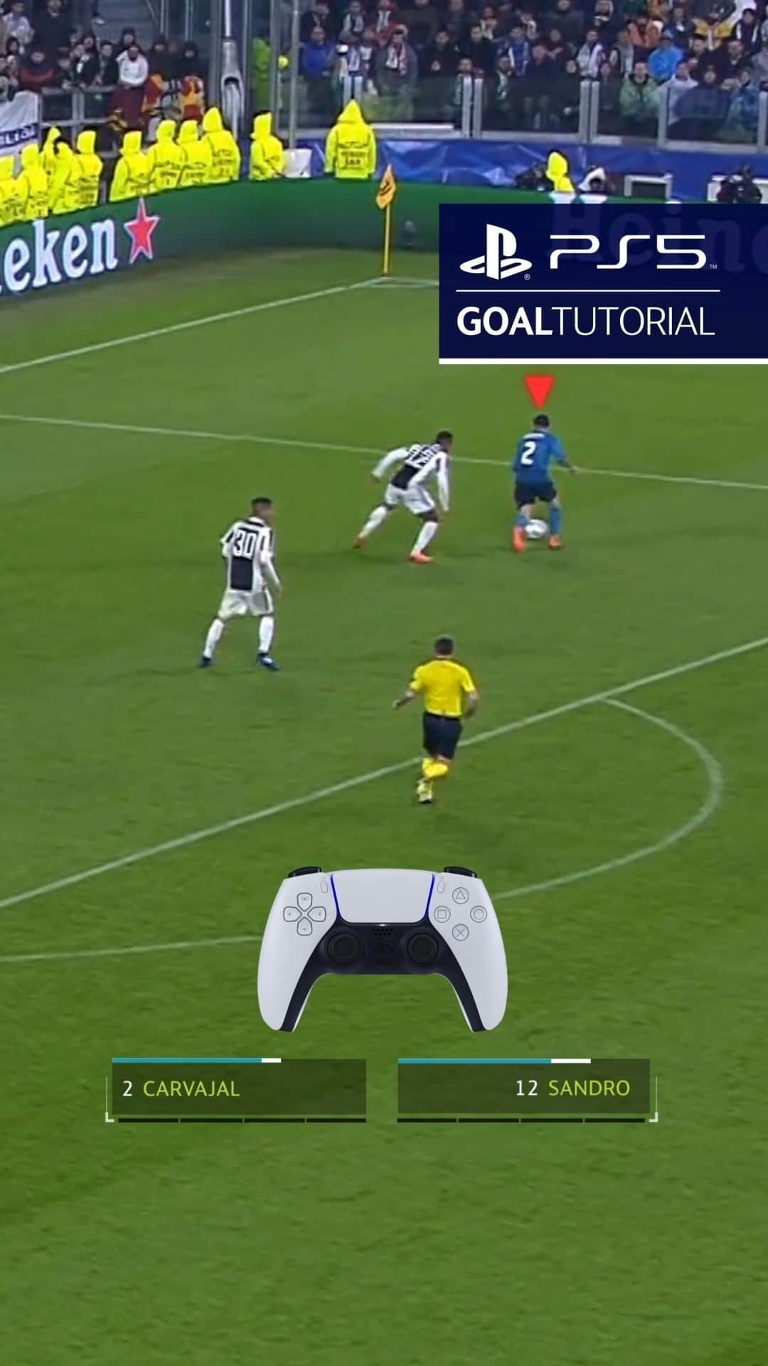 UEFAチャンピオンズリーグのインスタグラム：「Epic overheard goals 🥵 Cristiano 🤝 Crouch   #UCLPS5Tutorial | @playstation」