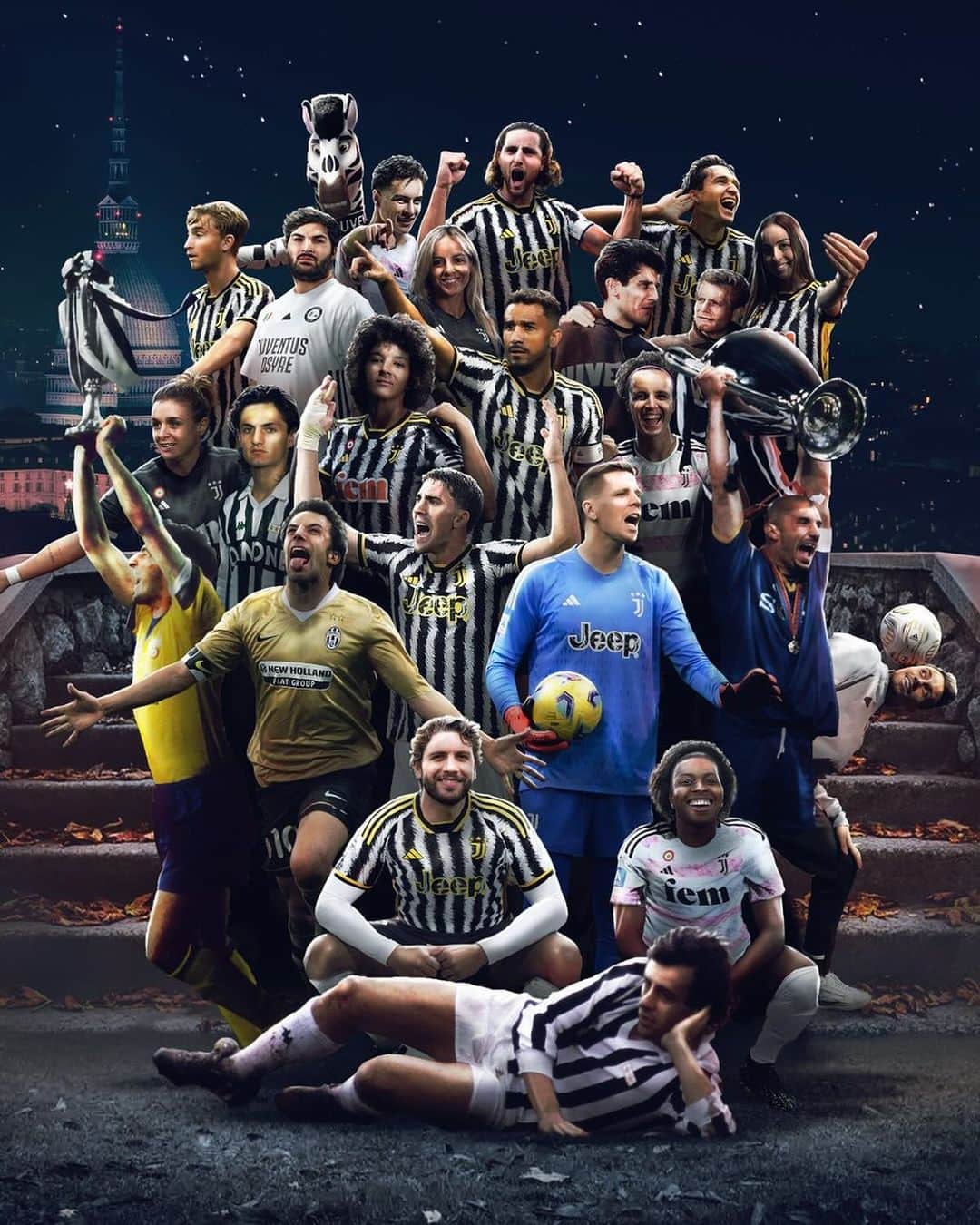 ジョルジョ・キエッリーニのインスタグラム：「Una storia magnifica lunga 126 anni! Auguri @juventus ! 🤍🖤」