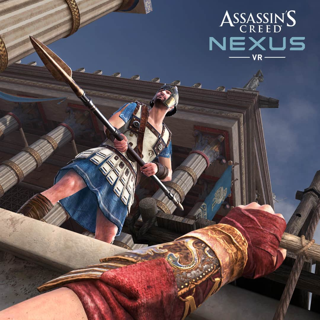 アサシン クリードのインスタグラム：「Check out the great #AssassinsCreedNexusVR preview coverage. Click the link in our story to see what IGN had to say.  Wishlist available, link in bio.」