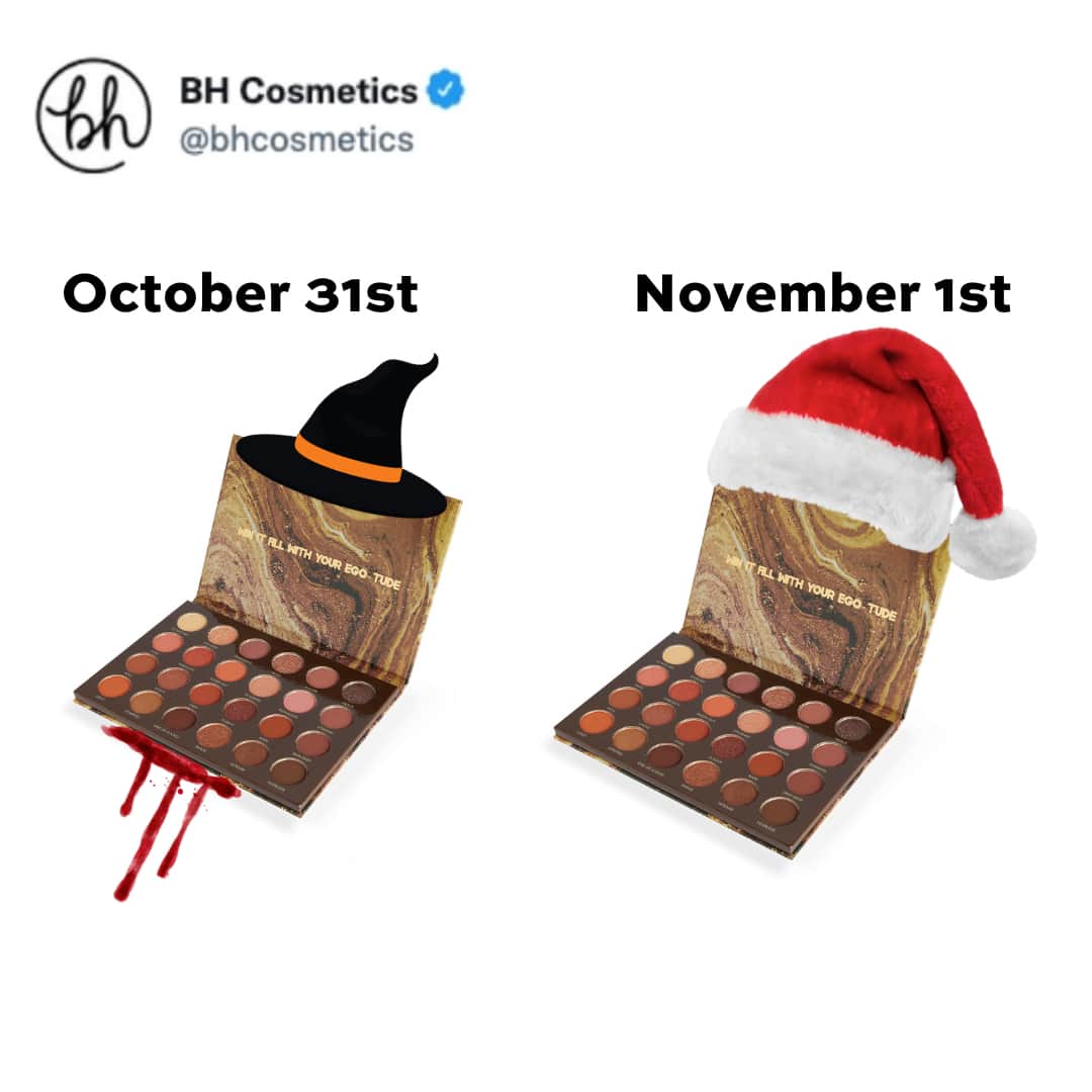 BH Cosmeticsさんのインスタグラム写真 - (BH CosmeticsInstagram)「And just like that we now wait for Santa!!! 😂🎅⁣ ⁣⁣ #bhcosmetics」11月2日 4時00分 - bhcosmetics