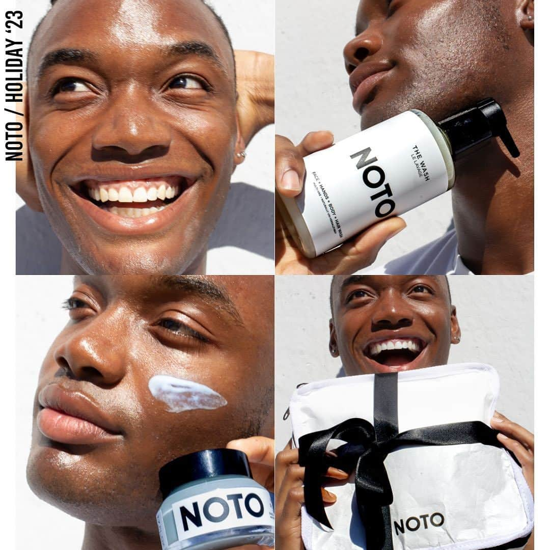 glorianotoさんのインスタグラム写真 - (glorianotoInstagram)「I love my job. Got to shoot and makeup @sagenicole + @itskhariangel for our @noto_botanics holiday ‘23 campaign - both avid NOTO users and friends 💕💕 so you know that skin is authentically loved by us 💙」11月2日 4時19分 - glorianoto