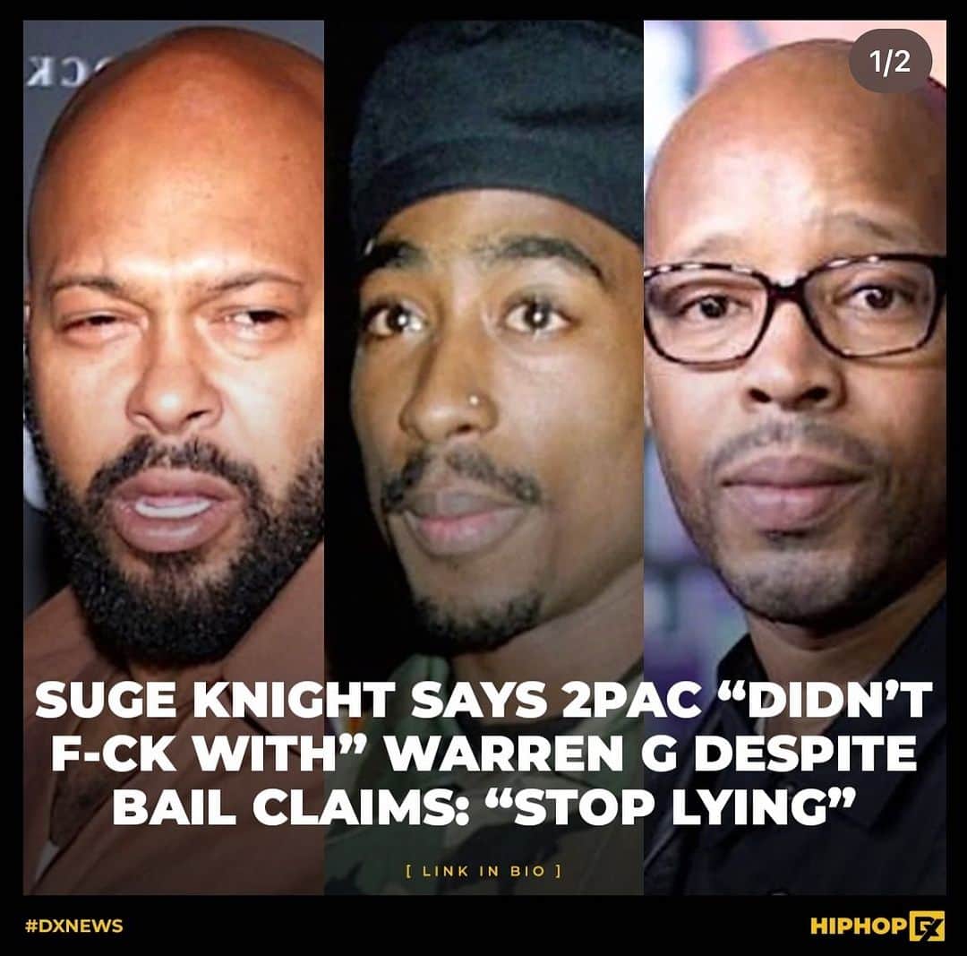 のインスタグラム：「@officialsugeknight @tmz_tv @tharealrichierich @therealdavemays @theshaderoom This Ain’t A Piss Contest Like He Said I Been Knowing Him AlMost My Whole Life I Don’t Hate You I Hate Some Of The Bullshit We Don’t Need To Hear I Forgive But Don’t Forget Remember That. Carry On #regulator」