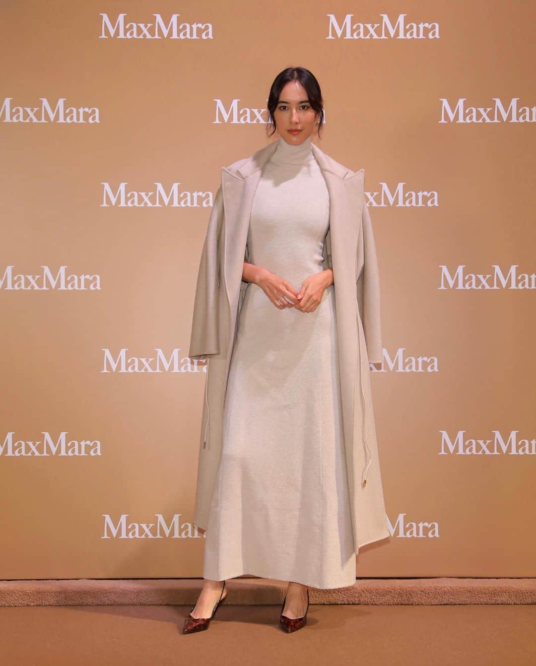 立野リカのインスタグラム：「Thank you @maxmara 🧸 congratulations on the 10th anniversary of the Teddy ✨」