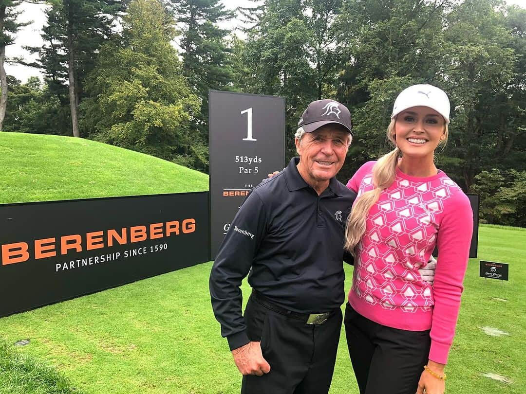 ブレア・オニールのインスタグラム：「Happy 88th Birthday @gary.player 🎂🎉♥️ I’ve loved playing golf with you over the years! Enjoy your special day, you deserve it. Such a #legend ♥️ ⛳️」