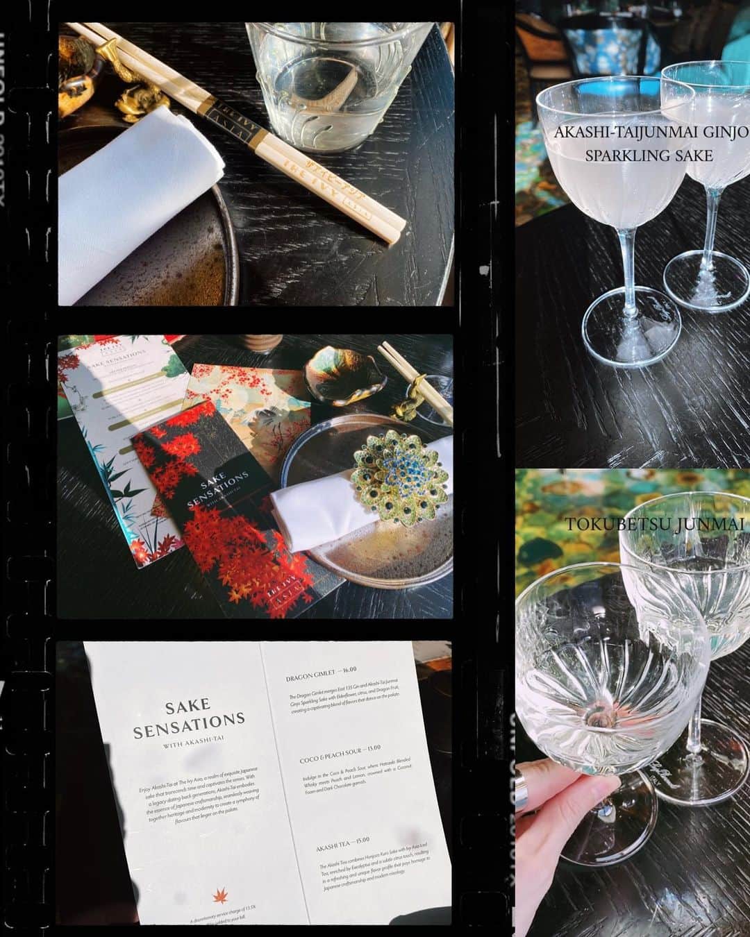 LIKARANAIさんのインスタグラム写真 - (LIKARANAIInstagram)「The Ivy Asia 🌸 We had an amazing SAKE lunch with @theivyasia yesterday 🍶🍱 I was so excited to try some of the new offerings on the menu and they did not disappoint.  We tried the Sake Sensations Menu, It’s a fantastic experience menu paired with three glasses of sake, that really bring out the flavours!  𓏊 AKASHI-TAIJUNMAI GINJO SPARKLING SAKE Starters: Beef tataki, yellowtail, cucumber & takins maki roll, seared salmon nigiri, prawn tempura, pork & kimchi dumplings   𓏊 TOKUBETSU JUNMA Mains: Black cod miso, salt & pepper beef, broccoli w/ steamed rice  𓏊 SHIRAUME GINJO UMESHU Red Dragon Dessert: Soft serve ice cream, cinnamon sugared doughnuts w/ chocolate sauce, mango & raspberry  They were all incredible but this sugared doughnuts was heavenly! I can’t go to The Ivy Asia and not have the dessert platter 🤤 The starters were delicious, and the Black cod miso was my fave dish, it was sublime!  Definitely a restaurant to book for a special occasion/ birthdays if you just want to treat yourself! Great quality food with exceptional service. Go check out @theivyasia   *ᴘʀ ɪɴᴠɪᴛᴇ  #TheIvyAsia #TheIvyAsiaGuildford #SakeSensations   。 。 。 。 。 。  #guildford #surrey #londonfoodscene #food #sake #londonfoodspots #londonfoodgram #japanesecuisine #london #visitlondon #londontravel #explorelondon #discoverlondon #england #uk #londoncitylife #beautifulengland #likeforlikes #shoutout #girlstravel #コメント返し  #写真好きな人と繋がりたい #おはようございます」11月2日 7時03分 - likaran