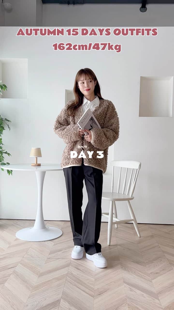 磯田 ひかる(Hikaru Isoda) のインスタグラム：「毎日コーデ|15日間の秋服一気見せ👀🍁  @classicalelf_official  —————————— picaru：162cm / 骨格ウェーブ 1st ブライトスプリング 2nd ブライトサマー  大人可愛いスタイルアップコーデ ヘアメイクを合わせた トータルスタイリングを提案🤍  不定期にストーリーで ファッションお悩み相談募集中🥰 ——————————  他の投稿を見る→【@picaruuu】  #毎日コーデ #秋コーデ #秋服 #lookbook #ルックブック」