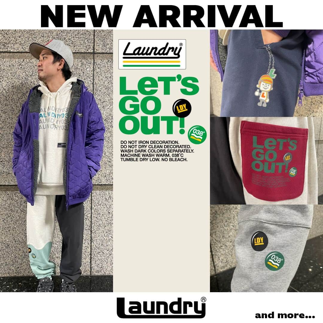 Laundry ランドリーのインスタグラム：「今週の新作アイテムは3つのテーマで計16アイテムが登場☆ その中から一部をピックアップしてご紹介します。  2枚目：333-72039 LAUNDRY ボディバッグ風ポケット プルオーバーパーカー 10,780円（税込） ユニセックスS/M/L アイボリー/ターコイズ/レッド  3枚目：333-31005 BOYキーホルダー スウェットパンツ 9,790円（税込） ユニセックスS/M/L 杢グレー/ネイビー/マルチ  5枚目：333-72041 LAUNDRY LOAD クルースウェット 8,580円（税込） ユニセックスS/M/L 杢グレー/ダークブルー/イエロー  6枚目：333-72040 L3B＋G MISS クルースウェット 8,580円（税込） ユニセックスS/M/L スミクロ/ブラウン/ベージュ  8枚目：333-72062 IDEA BOY プルオーバーパーカー 8,580円（税込） ユニセックスS/M/L グリーン/ダークブルー/ベージュ  9枚目：333-72063 Beagle クルースウェット 8,360円（税込） ユニセックスS/M/L アイボリー/ダークブルー/オレンジ  本日11月2日（木）より5日（日）まで、Laundry各店＆オンラインストアでお買い上げいただくと、会員ランクにかかわらずお買い上げ金額の10％分のポイントを還元いたします☆   是非この機会にお買い物をお楽しみください♪   【実施期間】2023年11月2日（木）～5日（日） 【実施店舗】LAUNDRY各店舗 　　　　　　LAUNDRYオンラインストア ※オンラインストアでは11月2日（木）0:00～5日（日）23:59  ＿＿＿＿＿＿＿＿＿＿＿＿＿  詳しいお知らせはプロフィールから ブランドサイトをチェック🧐 ⇒ @laundry_official  最近GETしたアイテムや過去のアイテム・ノベルティなど #laundry038 を付けて投稿すると、 LAUNDRYブランドサイトや、オンラインストアにも掲載されます👍❣  また、LAUNDRY公式インスタグラムでもご紹介させていただきますので 是非皆さまご投稿宜しくお願いします✨  #laundry #ランドリー #Tシャツ  #ユニセックス #unisex #Tシャツコーデ #Tシャツコーディネート #秋 #コーディネート #ファッション #キャラクターデザイン #COORDINATE #fashion」