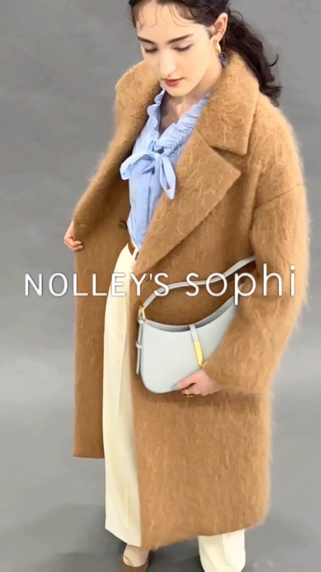 NOLLEY'S ノーリーズのインスタグラム：「・ 2023WINTER NOLLEY'S sophi  LOOK公開！  . .  NOLLEY'S sophi  2023 WINTER Collectionは オンラインストアよりご覧頂けます。  #nolleys #nolleyssophi  #2023WINTER」