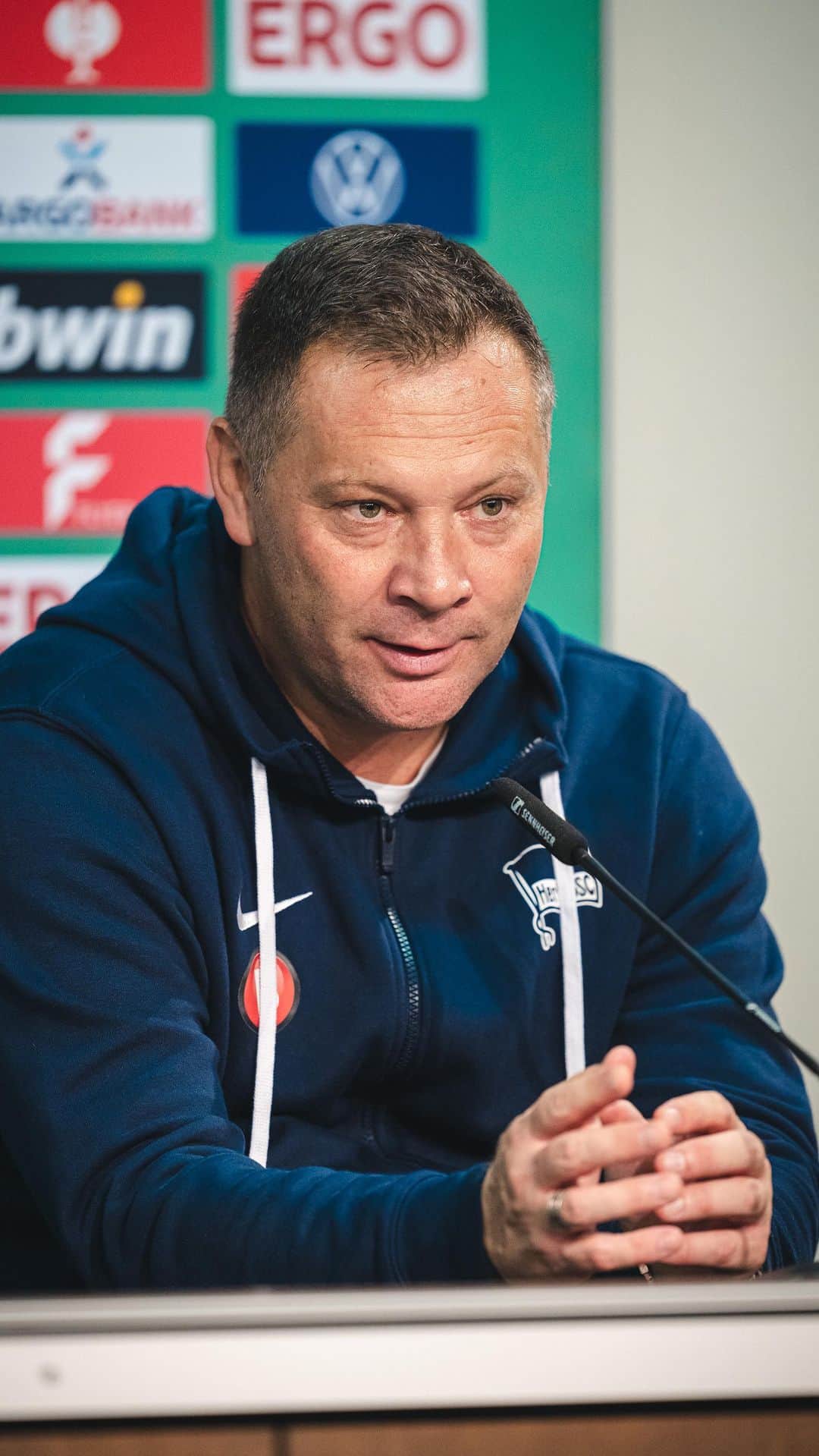 ヘルタ・ベルリンのインスタグラム：「„Jeder muss für den anderen mitmachen!“  Páls Fazit nach #BSCM05.  #HaHoHe」
