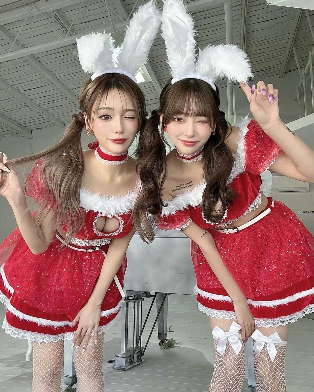 田向星華（せいせい）のインスタグラム：「うちらかわいい？🐰」