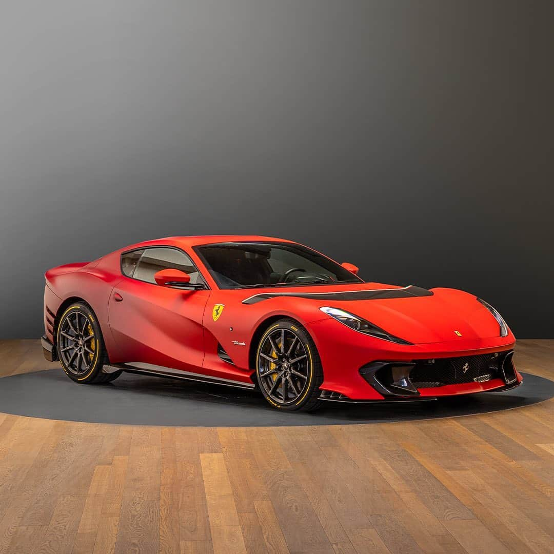 フェラーリさんのインスタグラム写真 - (フェラーリInstagram)「This #Ferrari812Competizione, realised thanks to the #FerrariTailorMade programme, is inspired by the #FerrariSF21.   Through the two-tone colour scheme with one colour blending into the other, this car encapsulates the true essence of Formula 1. Its sculptural forms are accentuated by a paintwork in matte Rosso F1 2021 and matte Rosso 1000 GP that highlight the reference to the adrenalin of the racetrack, while  the racing seats offer the ultimate driving experience.  @ScuderiaFerrari  #Maranello #Ferrari」11月2日 18時40分 - ferrari