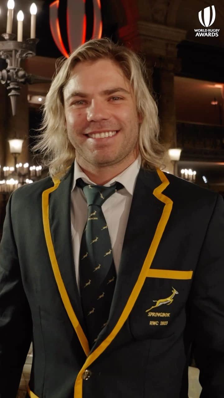 ラグビーワールドカップさんのインスタグラム動画 (ラグビーワールドカップInstagram)「ドレスアップした ラグビー 界のレジェンド