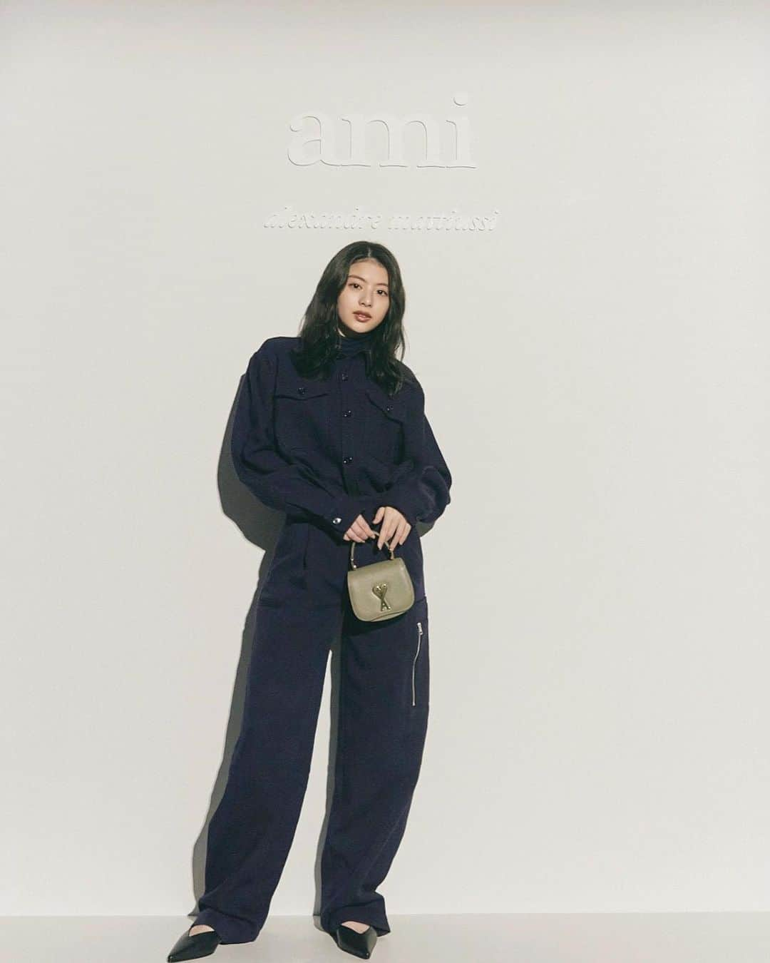 出口夏希さんのインスタグラム写真 - (出口夏希Instagram)「AMIPARISFW23   @amiparis   #PR #AmiFW23 #AmiParis」11月2日 18時57分 - natsuki__deguchi__official