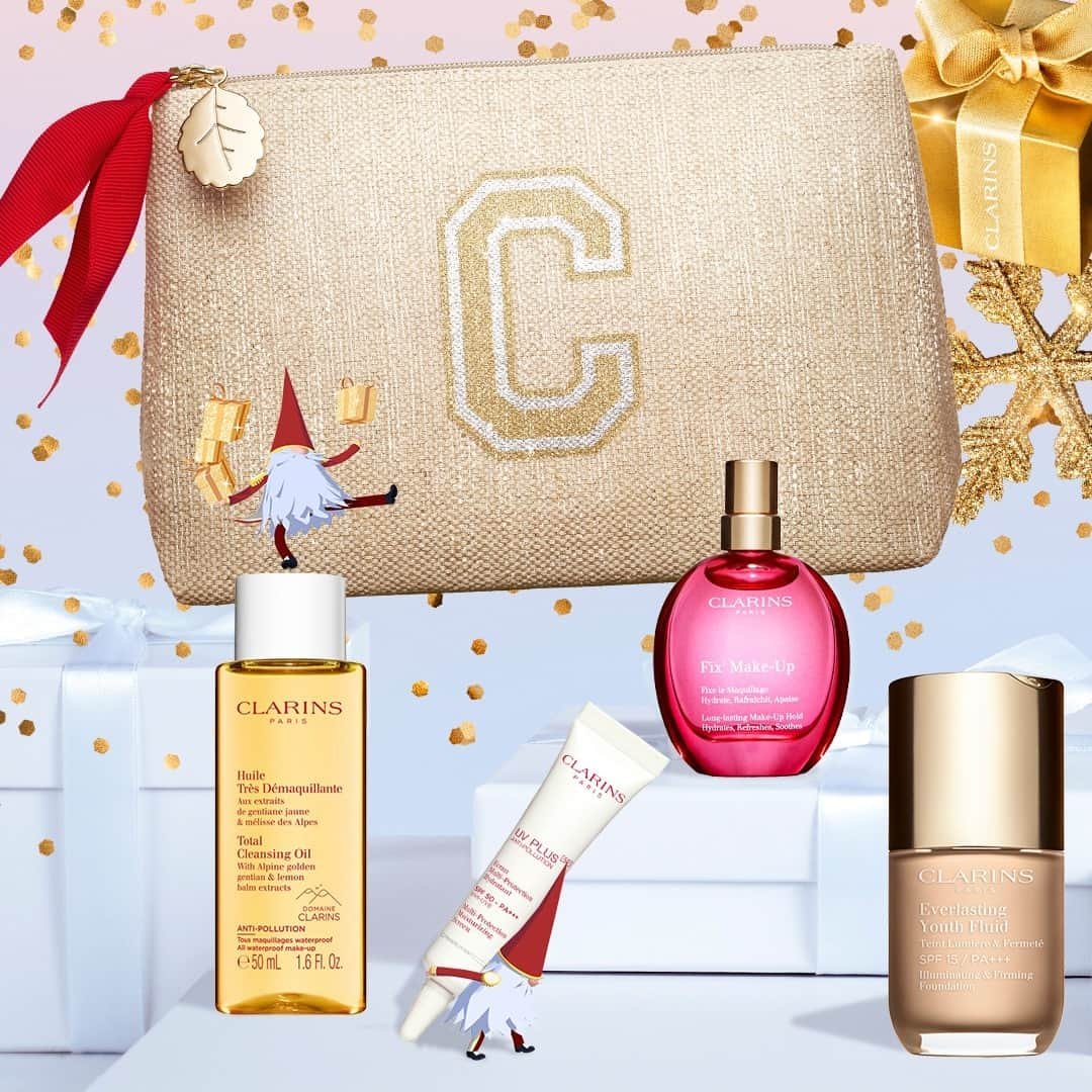 clarinsjpさんのインスタグラム写真 - (clarinsjpInstagram)「✨プレゼントキャンペーン✨ 11月1日(水)全国発売「ベースメイク ホリデーキット EVY」を１名様にプレゼント  クラランス ホリデー コレクション 第二弾発売。2023年のテーマは「ホリデー パレード」。 素肌もメイク肌もうるおいで満たし、自信肌をキープする「ベースメイク ホリデーキット」が発売。 ぜひこのキットが気になったら♡マークで教えてくださるとうれしいです。  【応募条件】 ①クラランス公式Instagram(@clarinsjp)をフォロー ②この投稿にいいね  【期間】 11月20日(月)23:59まで ーーーーーーーー 【当選発表】 クラランス公式Instagramアカウント（@clarinsjp）よりDMにてご連絡いたします。 【注意事項】 ※なりすましアカウントからのDMにはくれぐれもご注意ください。 本アカウント（@clarinsjp）以外からご連絡を差し上げる事は一切ありません。クレジットカード番号等をDMで確認することは一切ございせん。 ※当選DMのご連絡はキャンペーン終了後1週間を予定しております。DMをお受け取り後、期日内に回答をお願いいたします。 ※当選発表はDMの送信を以ってかえさせていただきます。 ※当選対象は日本国内にお住まいの方に限らせていただきます。 ※フォローを解除された方・アカウント非公開の方は当選の対象外となります。 ※応募後にアカウント名を変更された場合はご連絡ができませんのでお気を付けください。  #クラランス #clarins #ホリデーコレクション #ベースメイク #フィックスメイクアップ」11月2日 10時28分 - clarinsjp