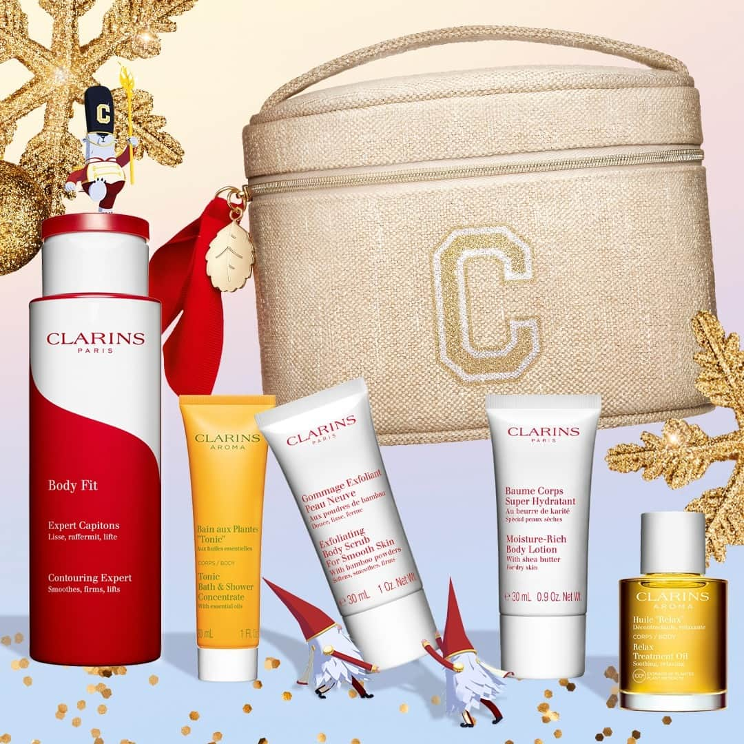 clarinsjpさんのインスタグラム写真 - (clarinsjpInstagram)「✨プレゼントキャンペーン✨ 11月1日(水)全国発売「ボディ ホリデーキット BF」を１名様にプレゼント  クラランス ホリデー コレクション 第二弾発売。2023年のテーマは「ホリデー パレード」。 美しく引き締まったボディ肌を叶える「ボディ フィット」現品をはじめ、クレンジングから保湿まで、豊かな香りに包まれ、至福の時間を叶えます。 ぜひこのキットが気になったら♡マークで教えてくださるとうれしいです。  【応募条件】 ①クラランス公式Instagram(@clarinsjp)をフォロー ②この投稿にいいね  【期間】 11月20日(月)23:59まで ーーーーーーーー 【当選発表】 クラランス公式Instagramアカウント（@clarinsjp）よりDMにてご連絡いたします。 【注意事項】 ※なりすましアカウントからのDMにはくれぐれもご注意ください。 本アカウント（@clarinsjp）以外からご連絡を差し上げる事は一切ありません。クレジットカード番号等をDMで確認することは一切ございせん。 ※当選DMのご連絡はキャンペーン終了後1週間を予定しております。DMをお受け取り後、期日内に回答をお願いいたします。 ※当選発表はDMの送信を以ってかえさせていただきます。 ※当選対象は日本国内にお住まいの方に限らせていただきます。 ※フォローを解除された方・アカウント非公開の方は当選の対象外となります。 ※応募後にアカウント名を変更された場合はご連絡ができませんのでお気を付けください。  #クラランス #clarins #ホリデーコレクション #ボディフィット #クレンジング #ボディケア #引き締め」11月2日 10時24分 - clarinsjp