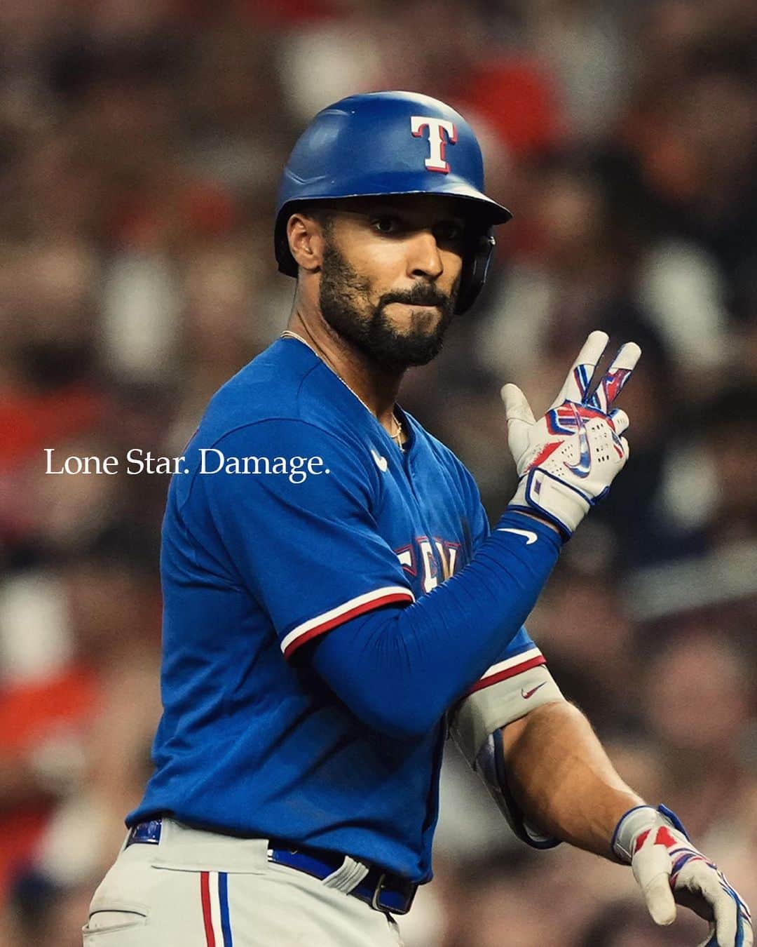 NIKEのインスタグラム：「Don't Mess with Texas 🏆 😤  For the first time in franchise history, the @rangers are World Series Champs 🤠」