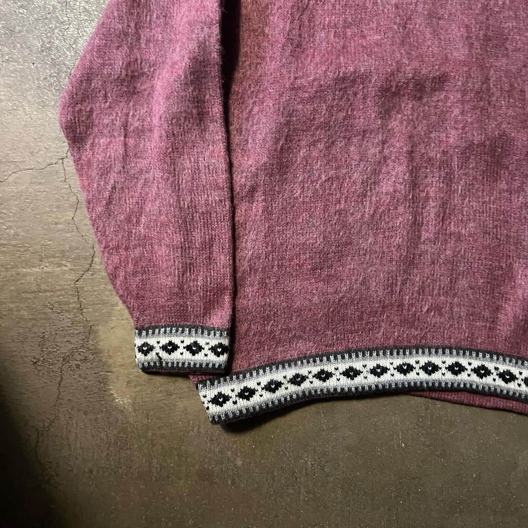 dudeさんのインスタグラム写真 - (dudeInstagram)「【 NEW ARRIVAL 】 ・ Used - Hairy Feet Over Knit (Pink) ・ Used - Tartan Check Mohair Blend Knit」11月2日 12時09分 - dude_harajuku