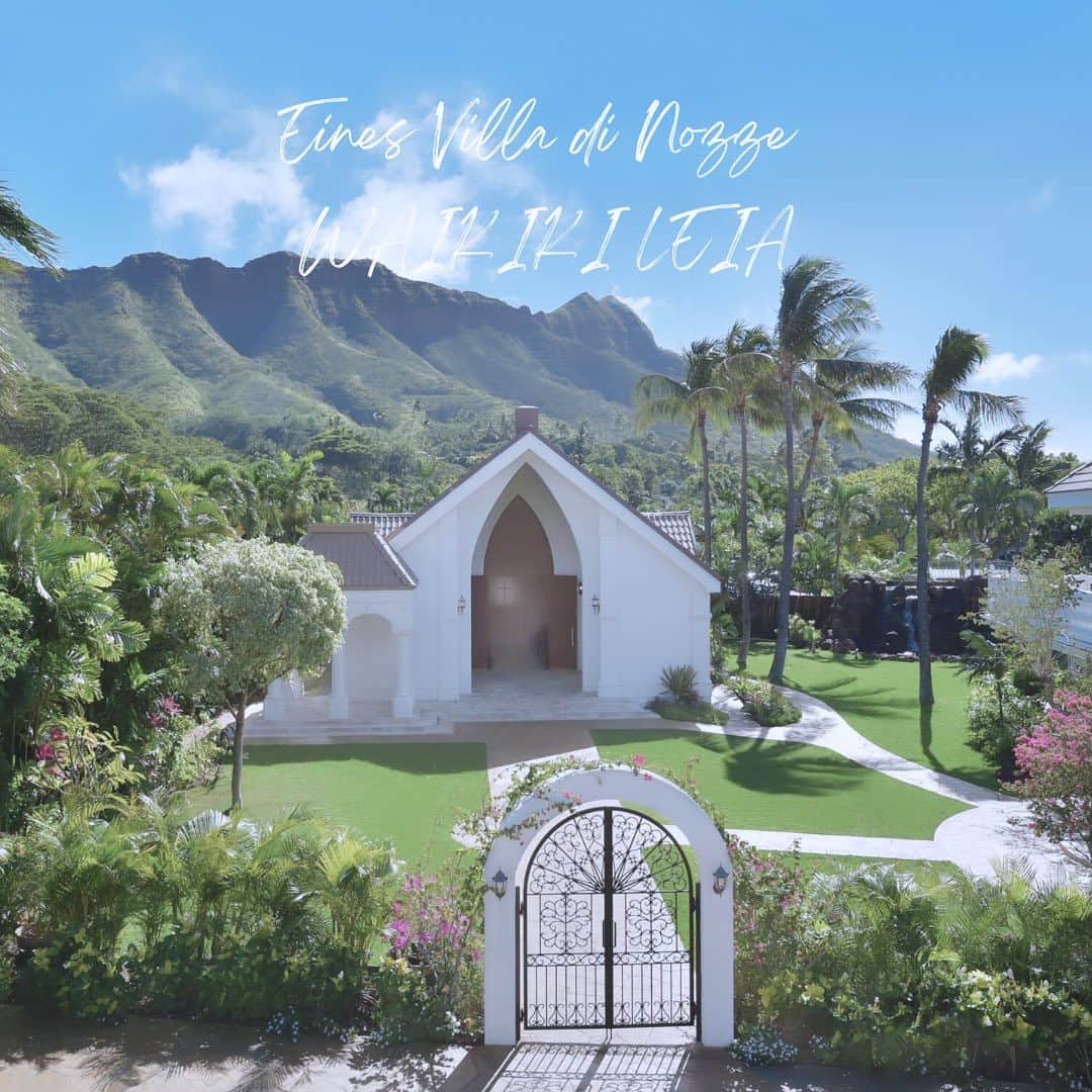 クチュールナオコウエディングのインスタグラム：「.  ハワイを象徴するダイアモンドヘッドの麓に位置する アイネス ヴィラノッツェ ワイキキレイア🏝  そんな広大な敷地の中で コロニアルスタイルをイメージした邸宅で過ごす１日。  ガーデンには、幸せに導く守り神  “プルメリア” の木がおふたりを迎えてくれます。   ハワイ語で“天使(レイア)”と 名付けられた、ワイキキレイアで どこまでも穏やかな愛と感謝に、 心満たされてゆくひとときをお過ごしください…🕊  資料請求・来店予約・オンライン予約は、@couturenaoco_resortwedding プロフィールのHP🔗から  ＝＝COUTURE NAOCO SALON＝＝  銀座本店・札幌店・仙台店・名古屋店  京都店・心斎橋店・神戸店・福岡店  ◇全国対応オンライン相談も受付◇  ＝＝＝＝＝＝＝＝＝＝＝＝＝＝＝＝＝  @couturenaoco_resortwedding をフォロー＆ #クチュールナオコウェディング をつけて投稿してくださいね。 このアカウントでリグラムさせて頂きます。  #couturenaoco #クチュールナオコ #couturenaocowedding #ナオコウェディングストーリー #naocoweddingstory  #アイネスヴィラノッツェワイキキレイア  #ハワイウェディングプランナー  #ガーデンウェディング  #リゾートウェディング #リゾート結婚式 #海外挙式 #ハワイ挙式準備  #ハワイウェディング  #プレ花嫁 #プレ花嫁さんと繋がりたい #フォトウェディング #ウェディングフォト #ビーチ撮影 #チャペル撮影 #リゾートフォト  #前撮り #後撮り #2024婚  #weddingideas #weddinginspiration  #hawaiiweddingstyle #hawaiilife」