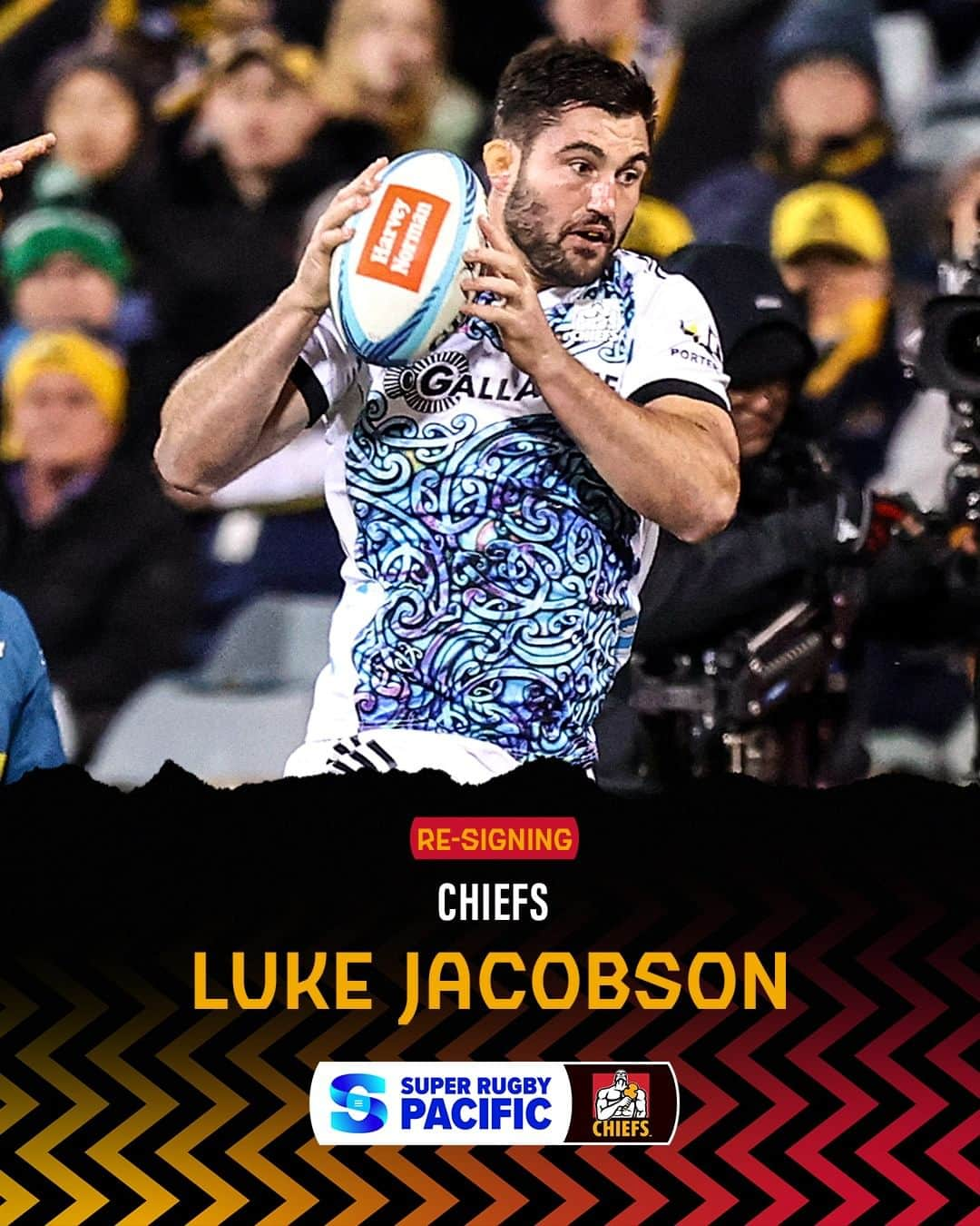 Super Rugbyさんのインスタグラム写真 - (Super RugbyInstagram)「Luke Jacobson extends with @chiefsrugby until 2025 📝」11月2日 15時09分 - superrugby