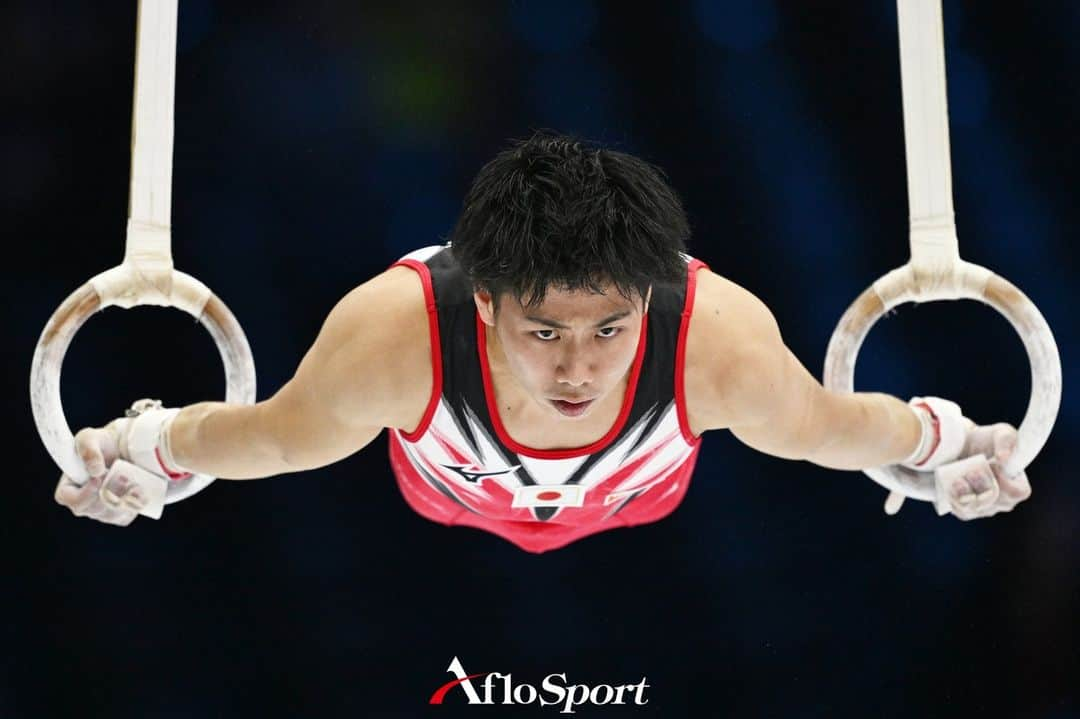 アフロスポーツのインスタグラム：「杉本海誉斗/Kaito Sugimoto (JPN),  September 30, 2023 - Artistic Gymnastics : The 2023 Artistic Gymnastics World Championships,  Men's Qualification Rings at Sportpaleis Antwerpen in Antwerpen, Belgium.   Photo: @kenjiromatsuo.aflosport  #sportphoto #sportphotography #スポーツ写真」