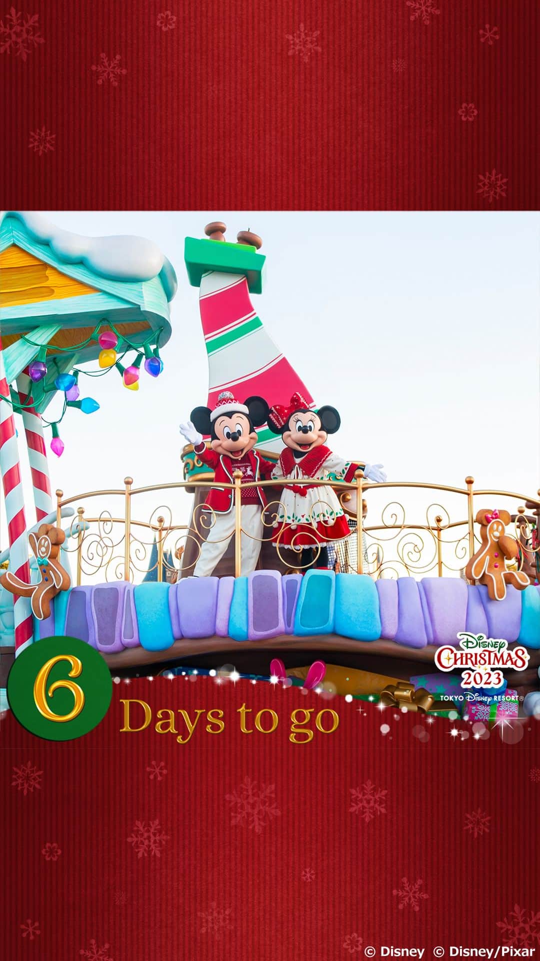東京ディズニーリゾートのインスタグラム：「⁡ 「 #ディズニークリスマス 」の開催まで、あと6日🌟  東京ディズニーランドでは、ディズニーの仲間たちが大切な人たちとクリスマスの物語を紡ぐ「ディズニー・クリスマス・ストーリーズ」を開催🎵 鐘の音で始まるクリスマスパーティーではフィナーレに雪も❄  心あたたまるクリスマスをお祝いしよう🔔 ⁡ #東京ディズニーリゾート40周年 #東京ディズニーリゾート #東京ディズニーランド  #disneychristmas #tokyodisneyresort #tokyodisneyland」