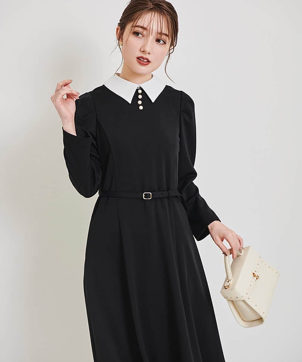 LAISSE PASSEのインスタグラム：「⁡ ⁡ new in🖤 ⁡ 襟付きポンチワンピース ¥28,600 ⁡ ⁡ ⁡ ⁡ #レッセパッセ #laissepasse  #laissepasseonlinestore #レッセパッセオンラインストア #新作 #ワンピース #ワンピースコーデ #スカート #スカートコーデ #ニット #ニットコーデ #ジャケット #ジャケットコーデ #コート #コートコーデ #お出かけ #お出かけコーデ  #オフスタイル #お仕事スタイル #お仕事コーデ #通勤 #通勤コーデ  #秋の新作 #2023aw」